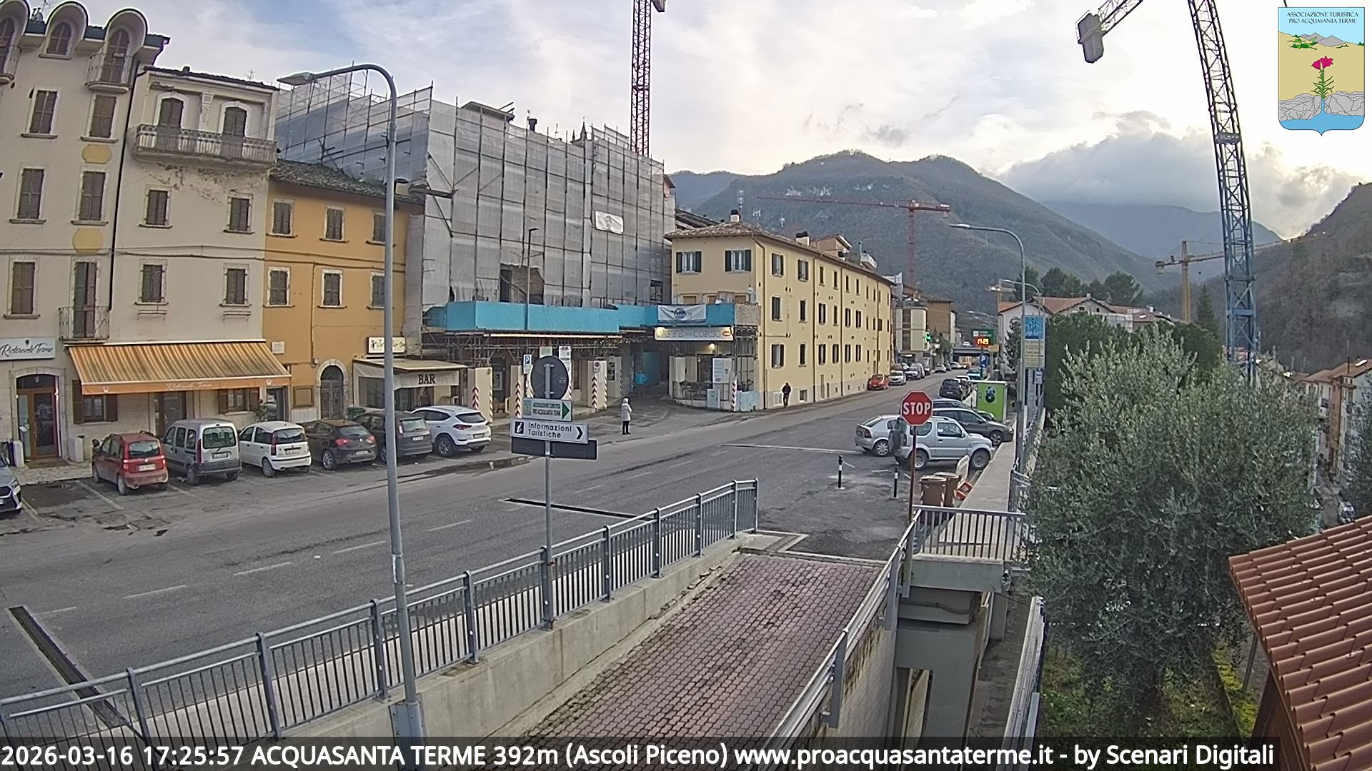 immagine della webcam nei dintorni di Cossignano: webcam Acquasanta Terme