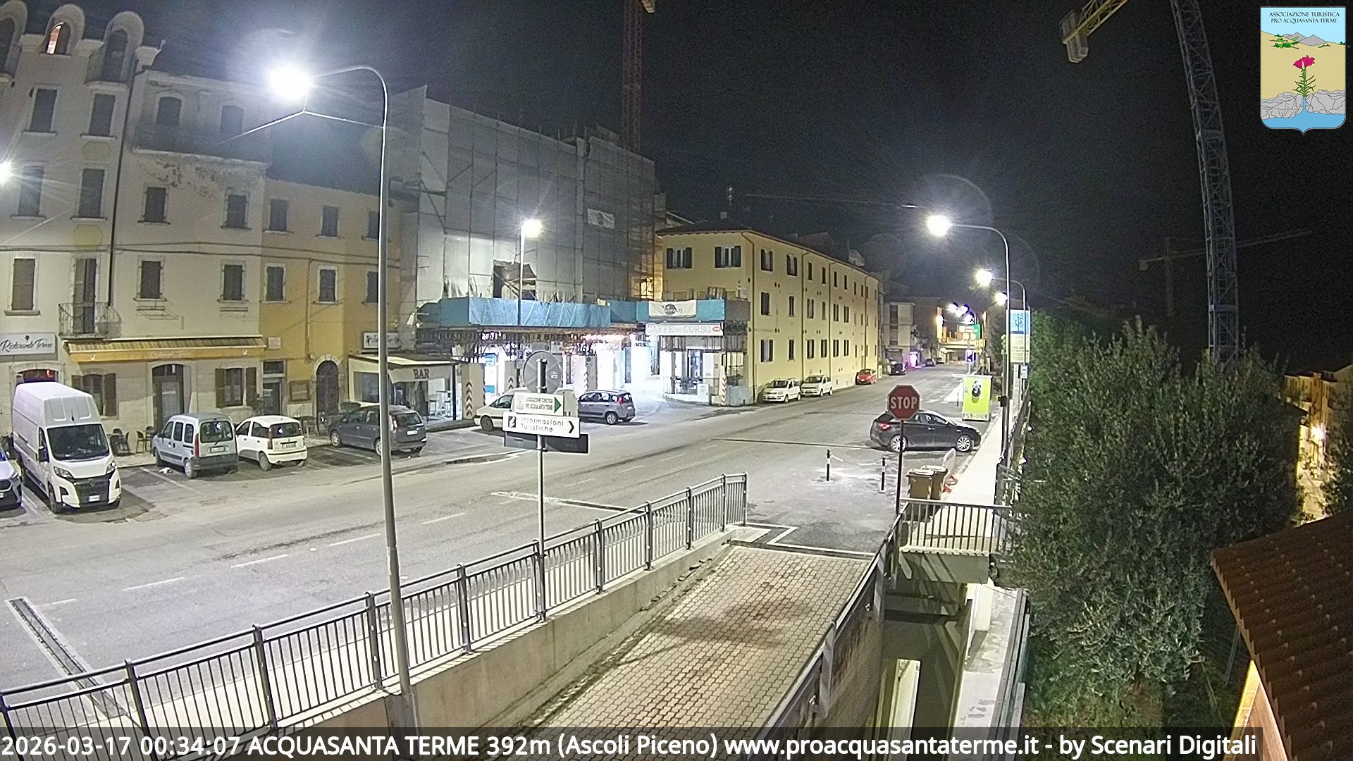 immagine della webcam nei dintorni di Offida: webcam Acquasanta Terme