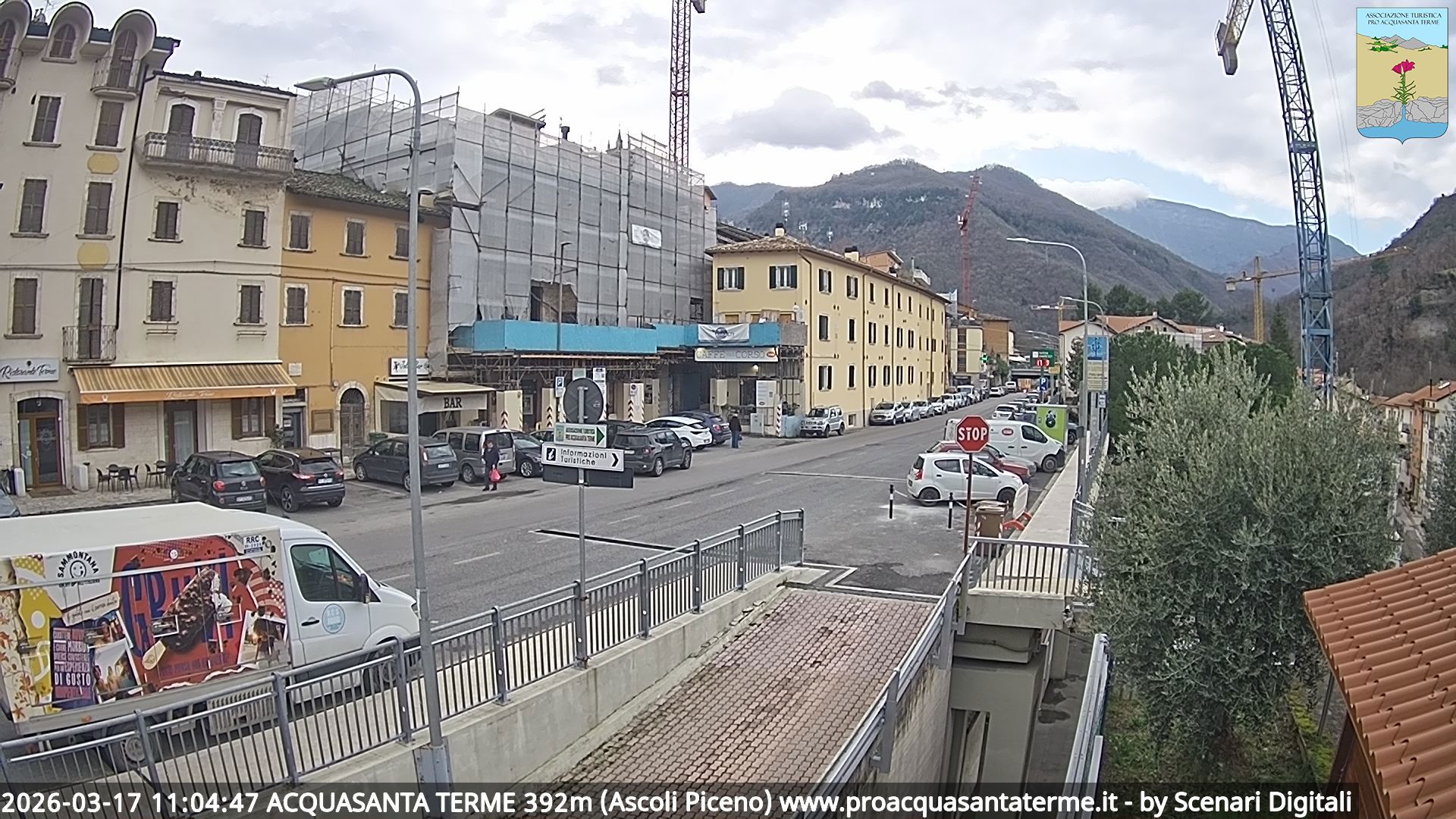 immagine della webcam nei dintorni di Campli: webcam Acquasanta Terme