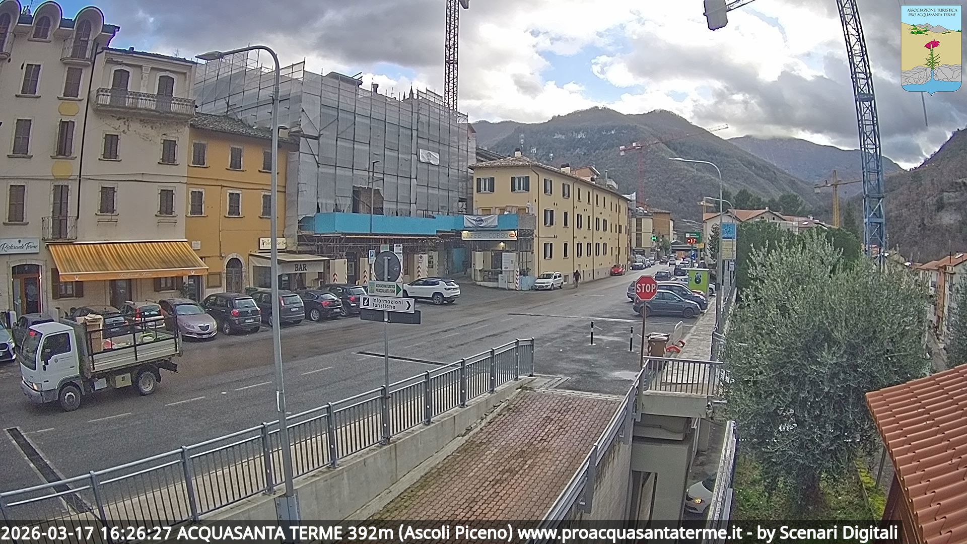 immagine della webcam nei dintorni di Offida: webcam Acquasanta Terme