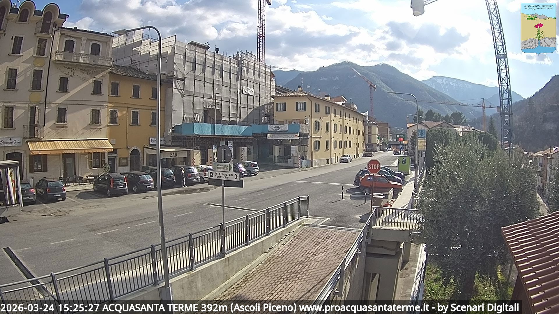 immagine della webcam nei dintorni di Ussita: webcam Acquasanta Terme