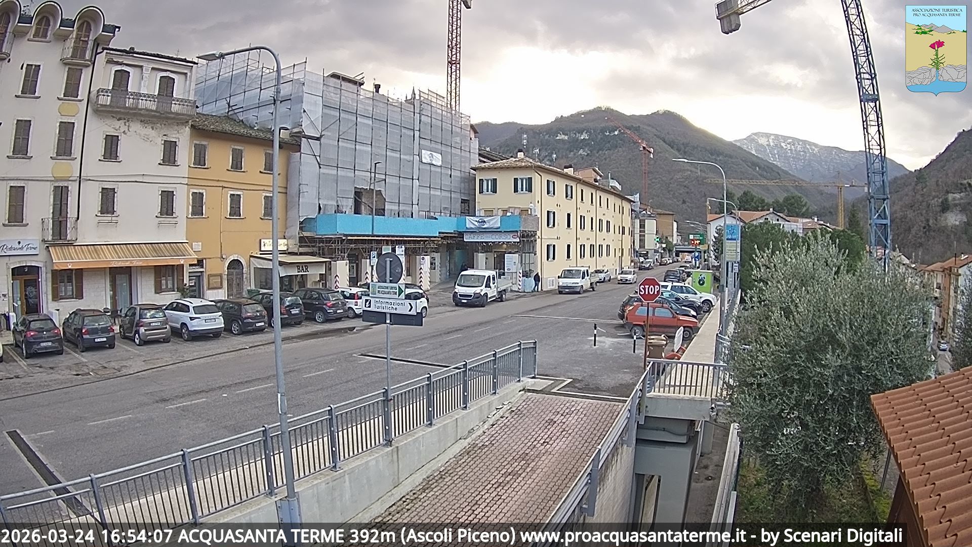 immagine della webcam nei dintorni di Sassotetto: webcam Acquasanta Terme