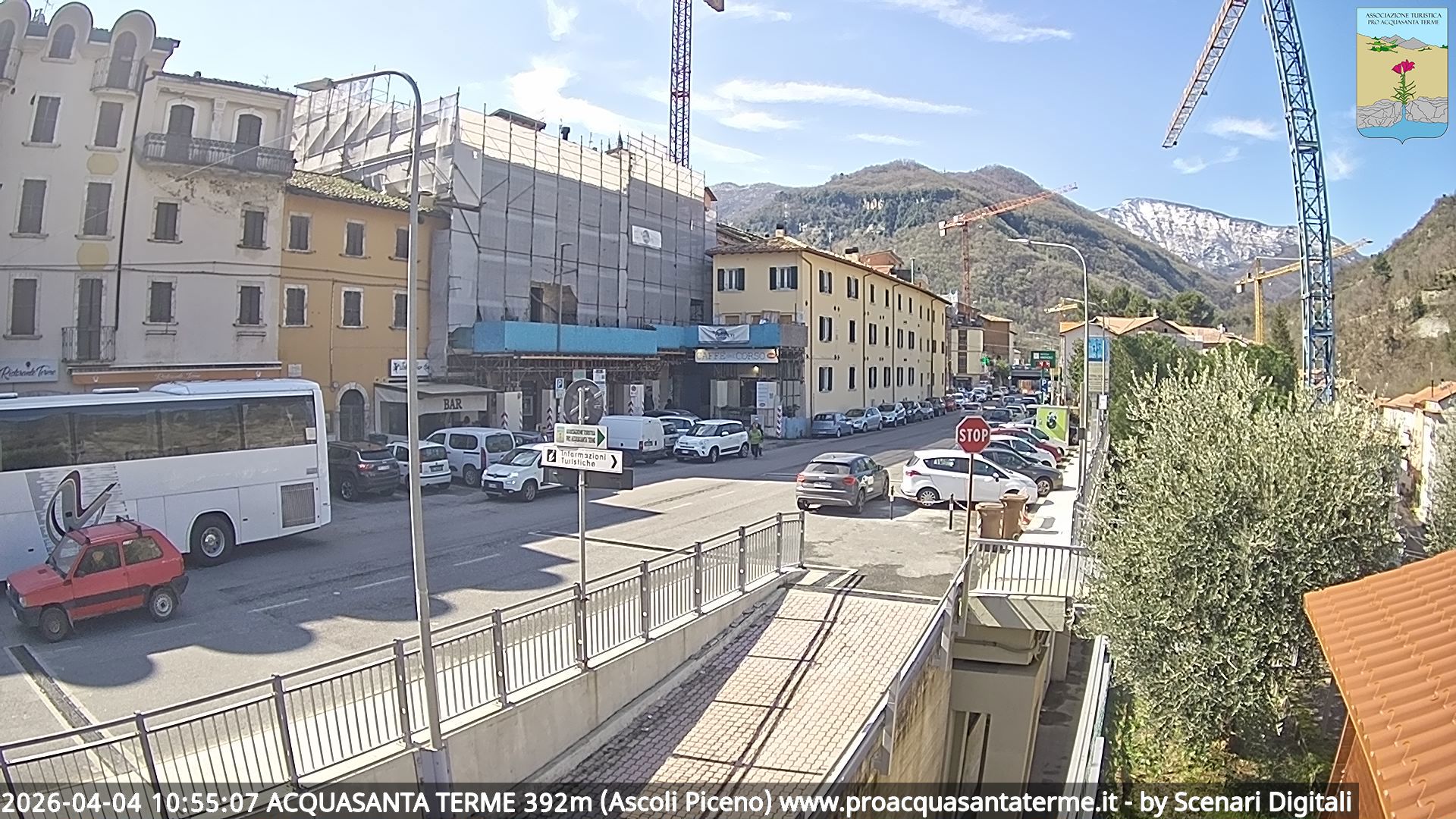 immagine della webcam nei dintorni di Arquata del Tronto: webcam Acquasanta Terme
