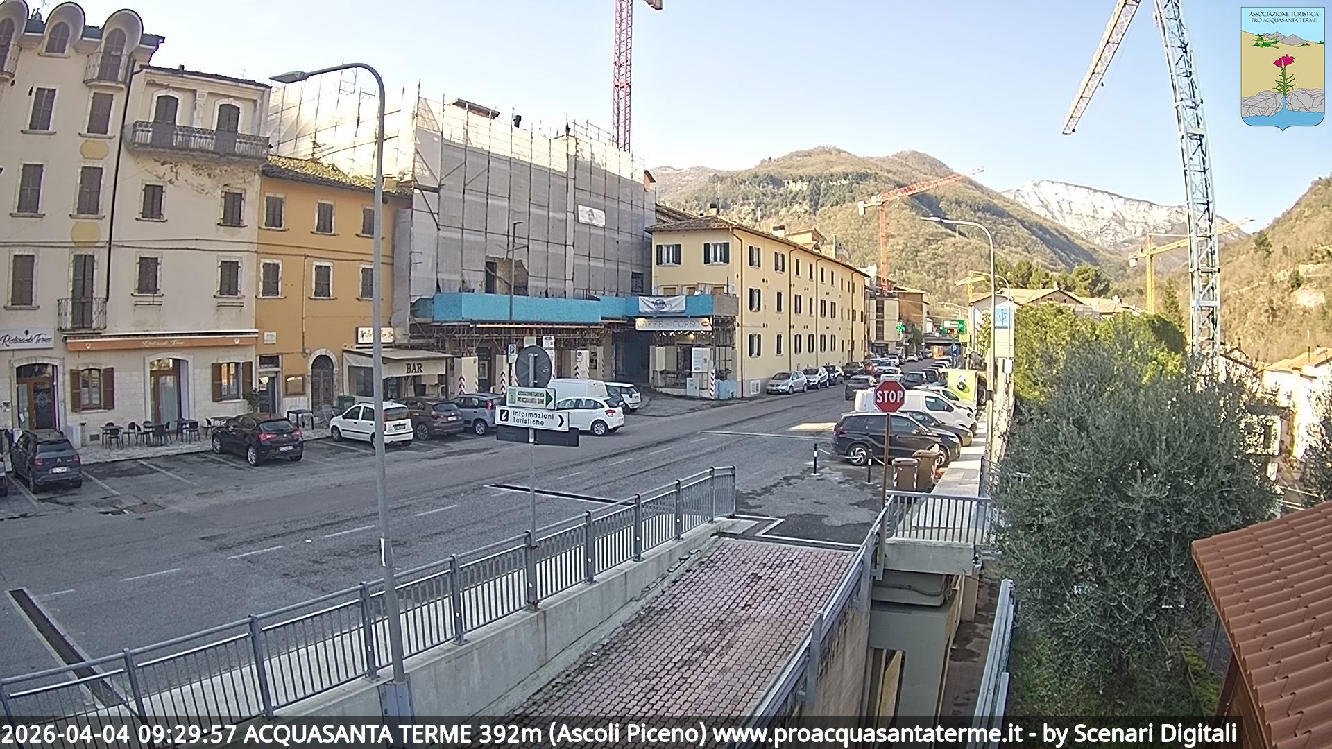 immagine della webcam nei dintorni di Campotosto: webcam Acquasanta Terme