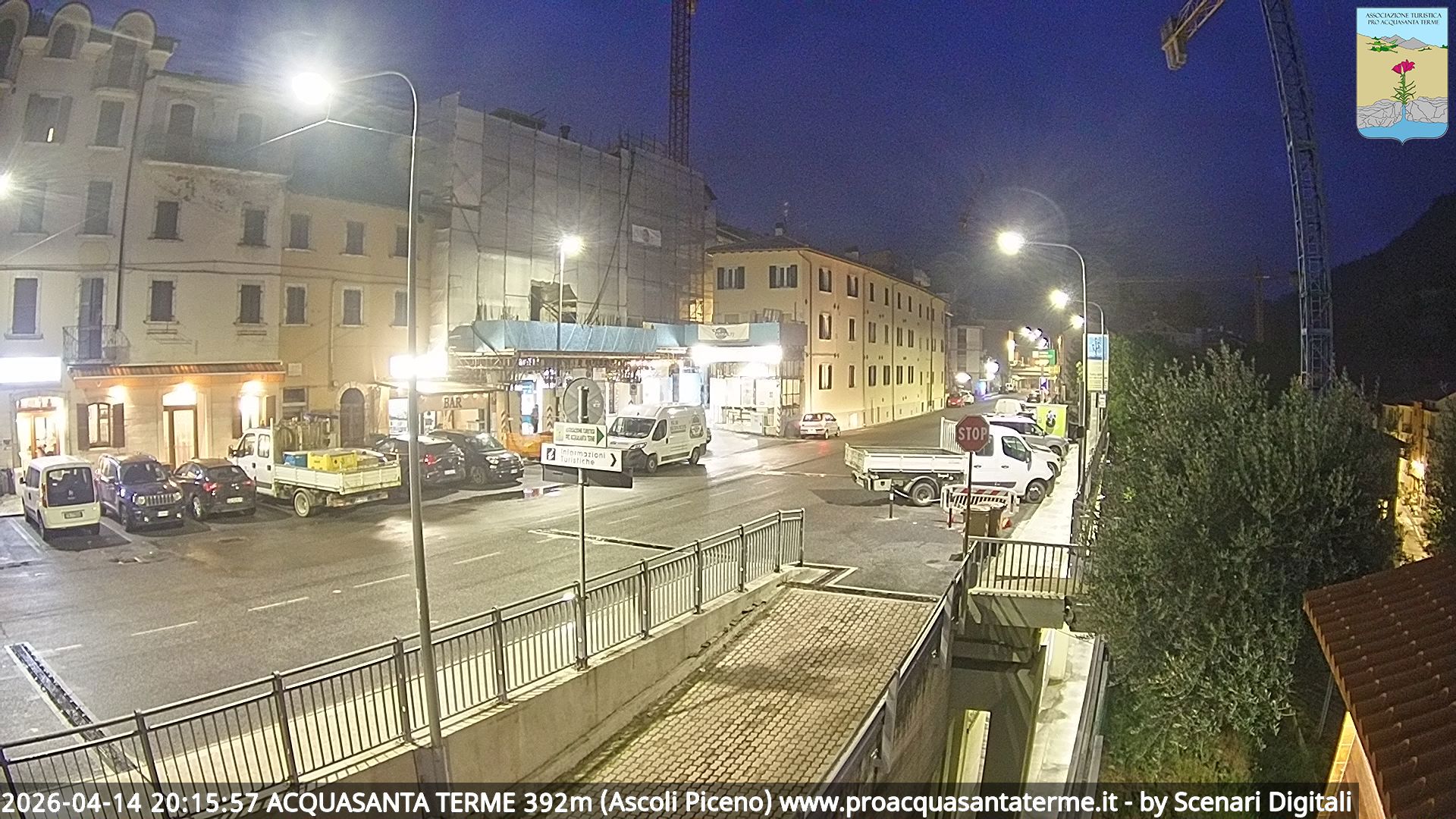 immagine della webcam nei dintorni di Castelluccio Norcia: webcam Acquasanta Terme