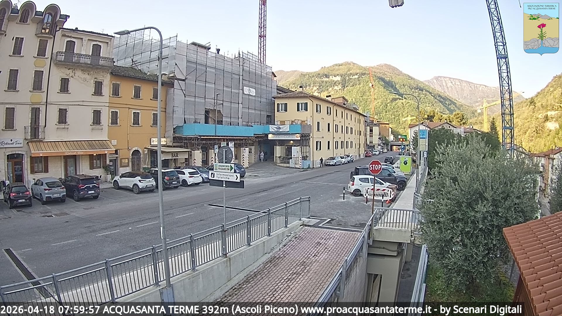 immagine della webcam nei dintorni di Spelonga: webcam Acquasanta Terme