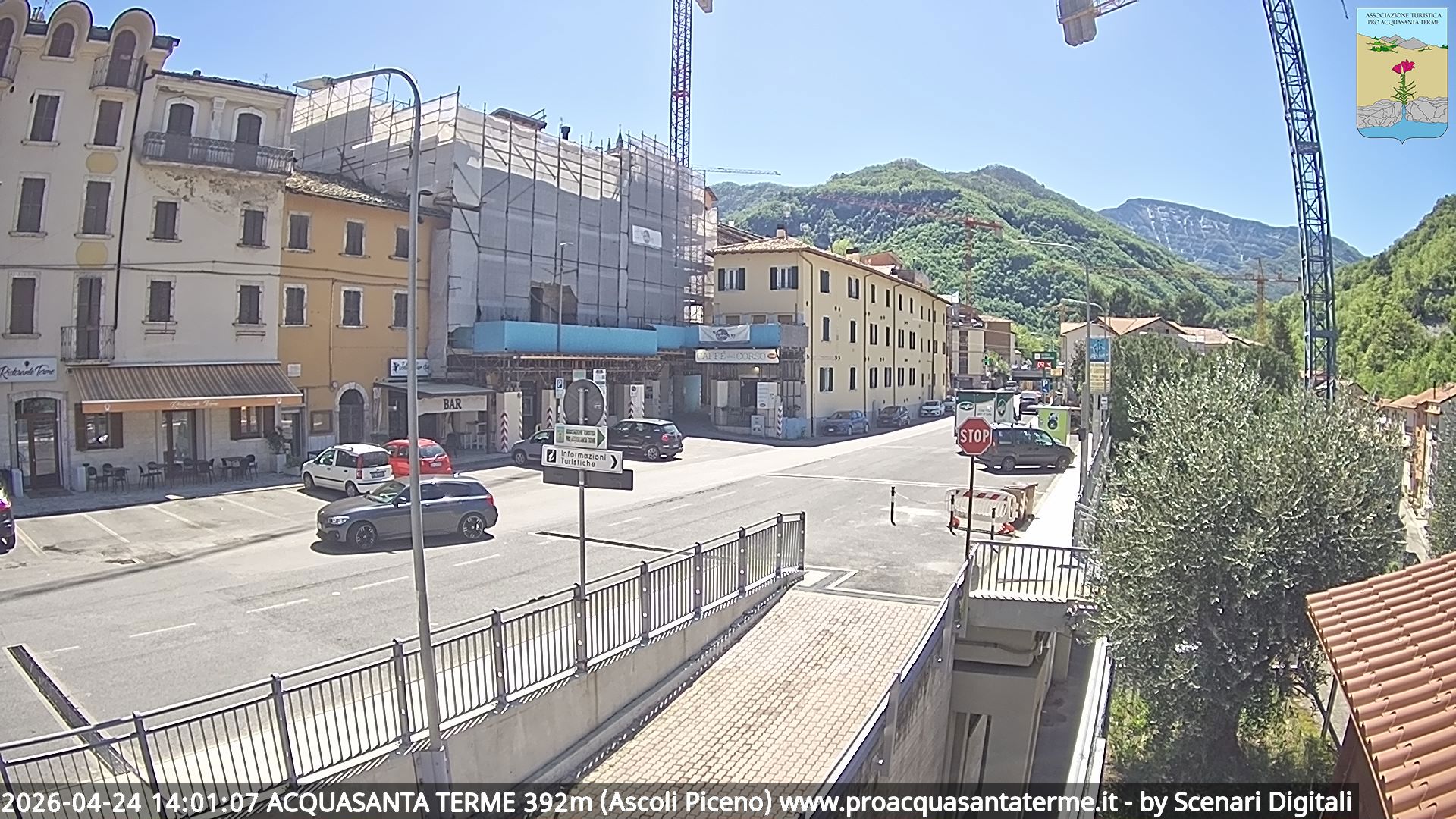 immagine della webcam nei dintorni di Teramo: webcam Acquasanta Terme
