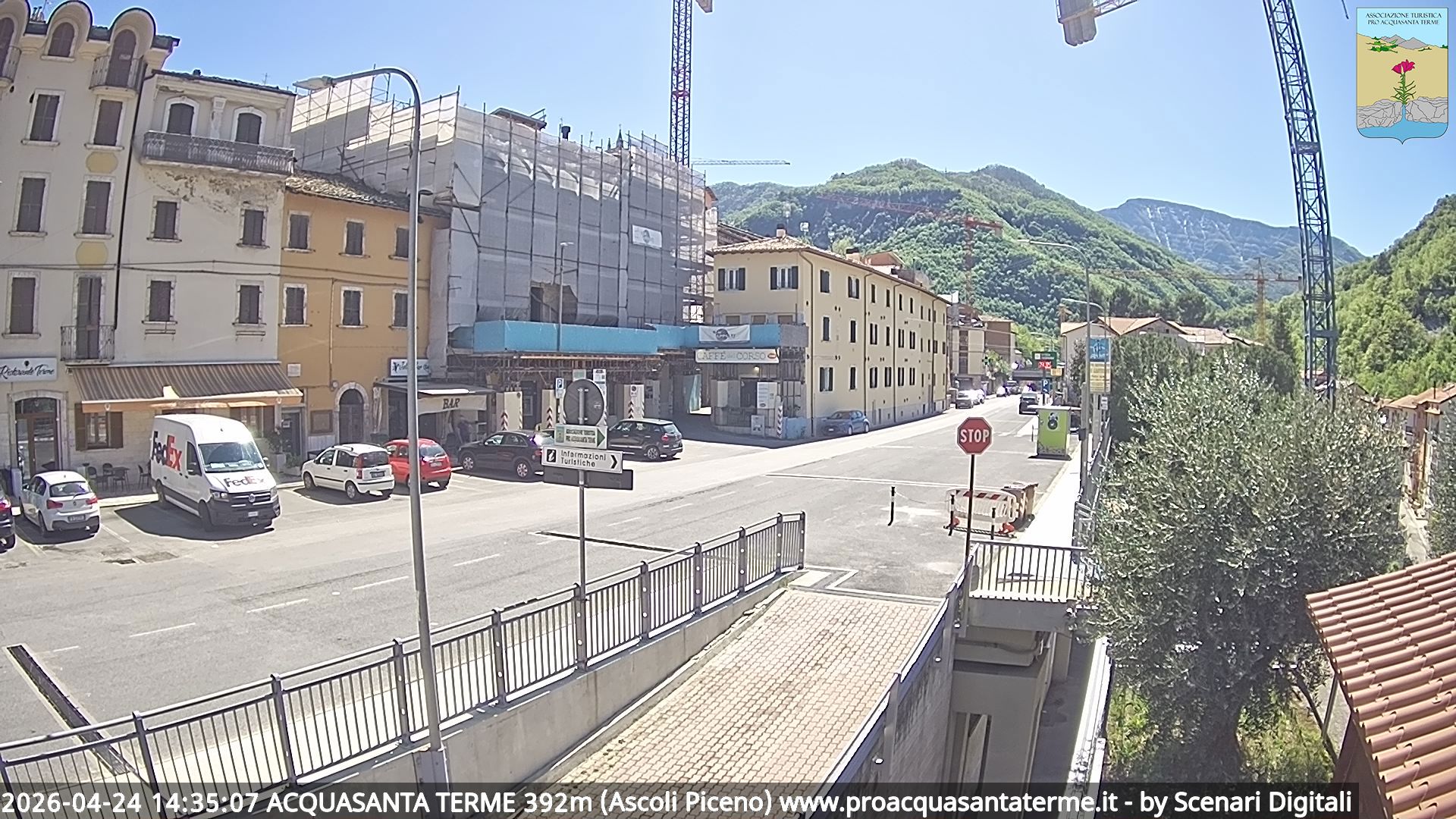 immagine della webcam nei dintorni di Campli: webcam Acquasanta Terme