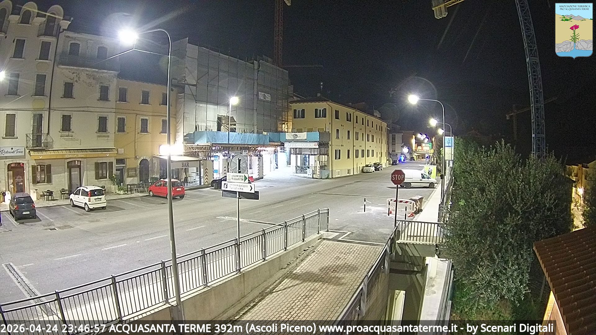 immagine della webcam nei dintorni di Montereale: webcam Acquasanta Terme