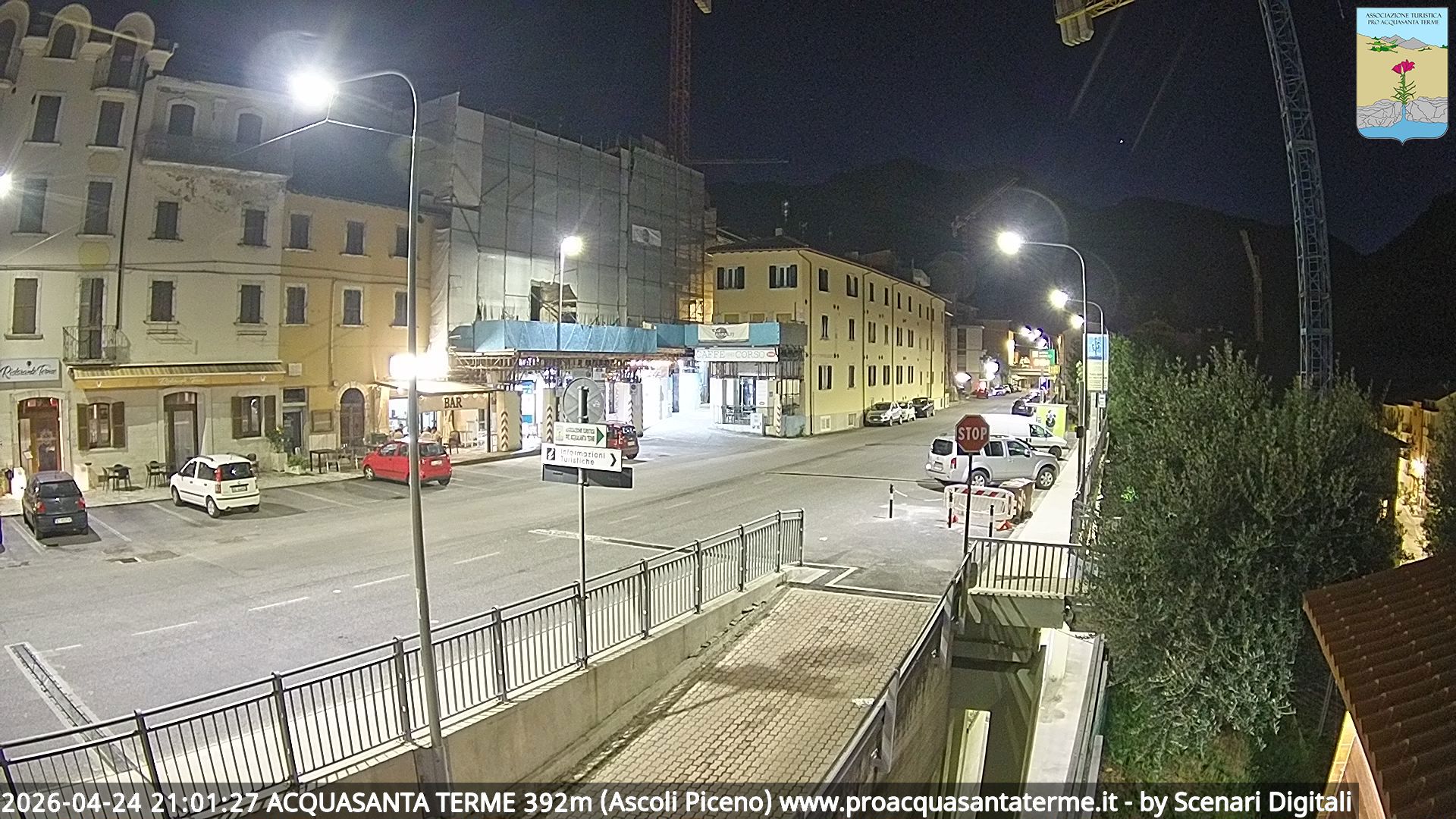 immagine della webcam nei dintorni di Montereale: webcam Acquasanta Terme