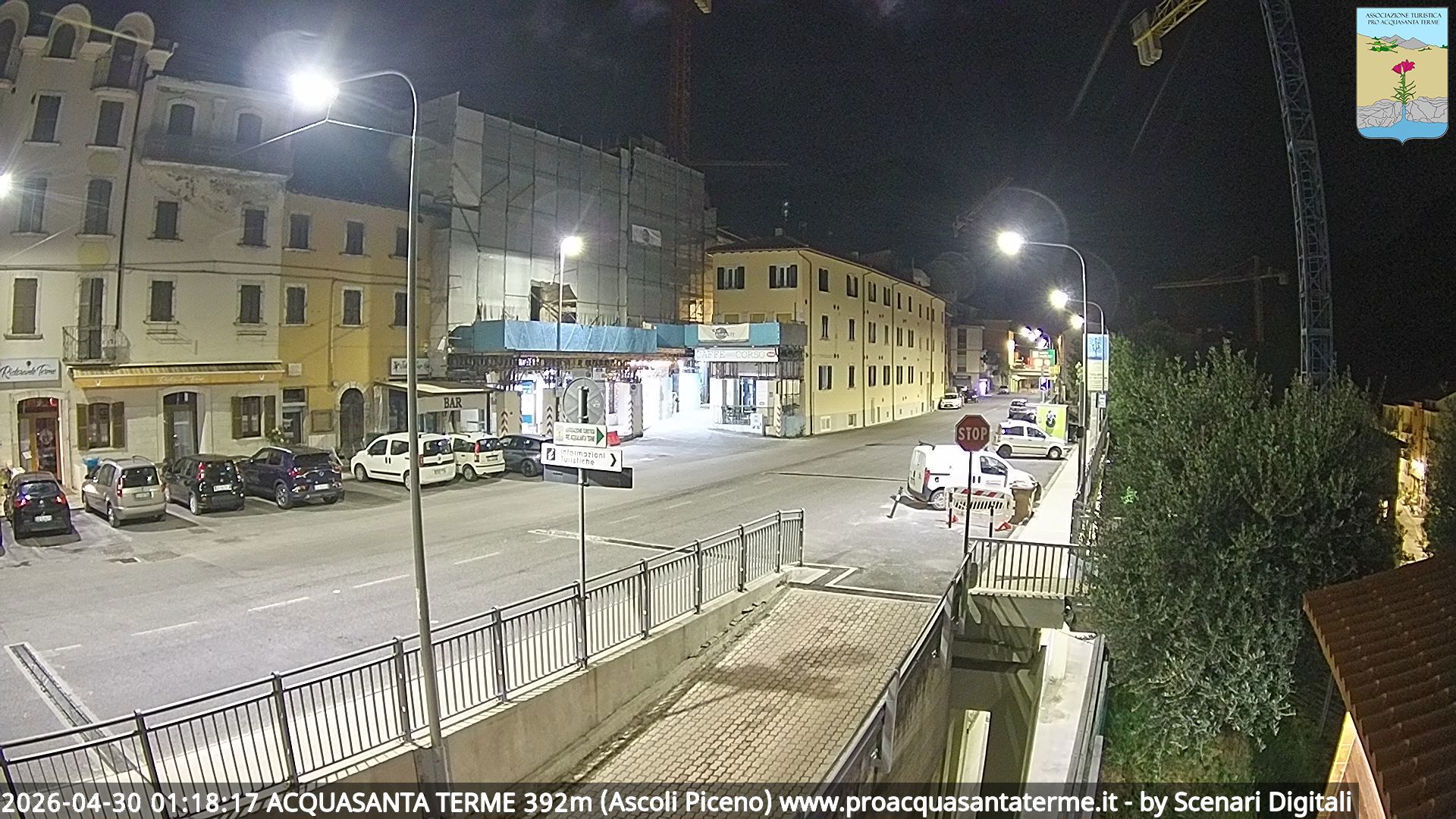 immagine della webcam nei dintorni di Teramo: webcam Acquasanta Terme