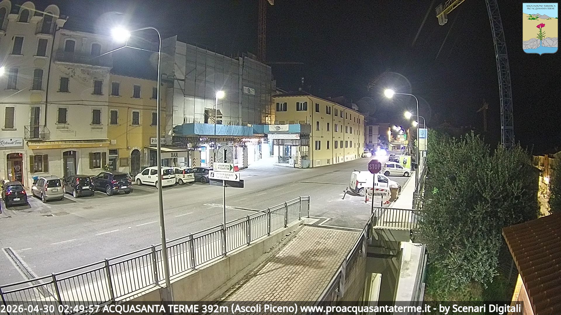 immagine della webcam nei dintorni di Montereale: webcam Acquasanta Terme