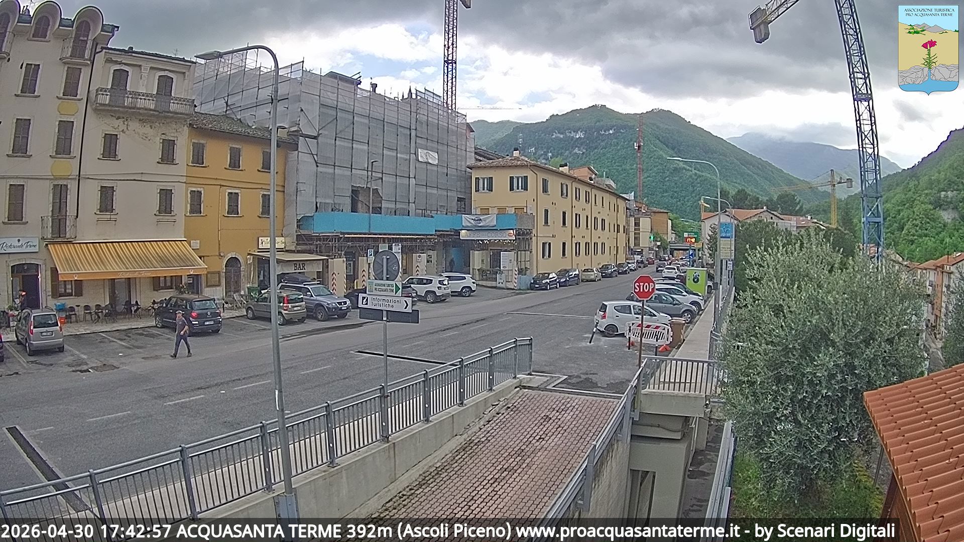 immagine della webcam nei dintorni di Bolognola: webcam Acquasanta Terme