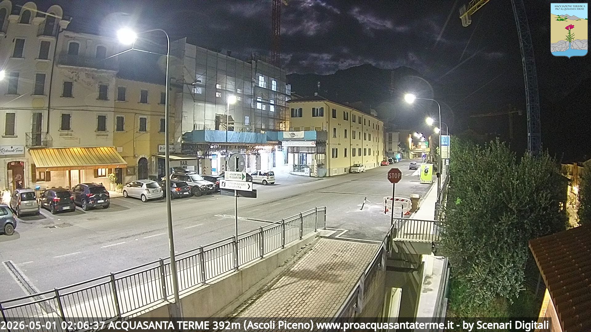 immagine della webcam nei dintorni di Ussita: webcam Acquasanta Terme
