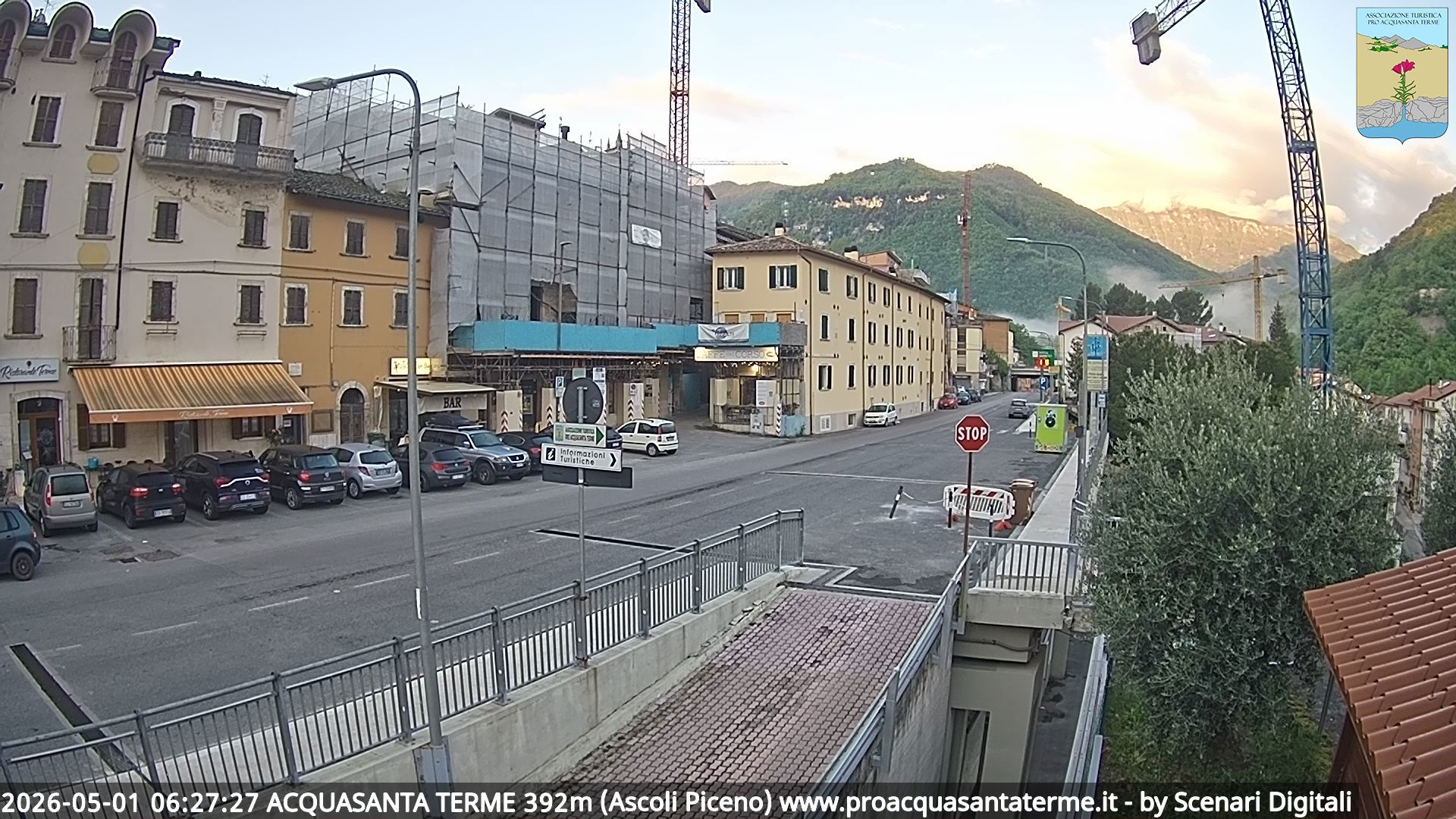 immagine della webcam nei dintorni di Frontignano: webcam Acquasanta Terme