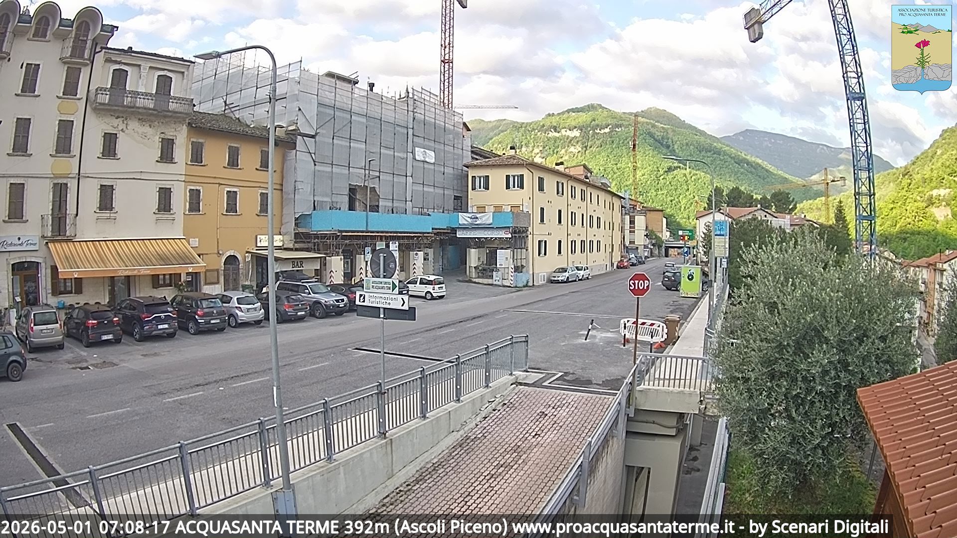 immagine della webcam nei dintorni di Arquata del Tronto: webcam Acquasanta Terme