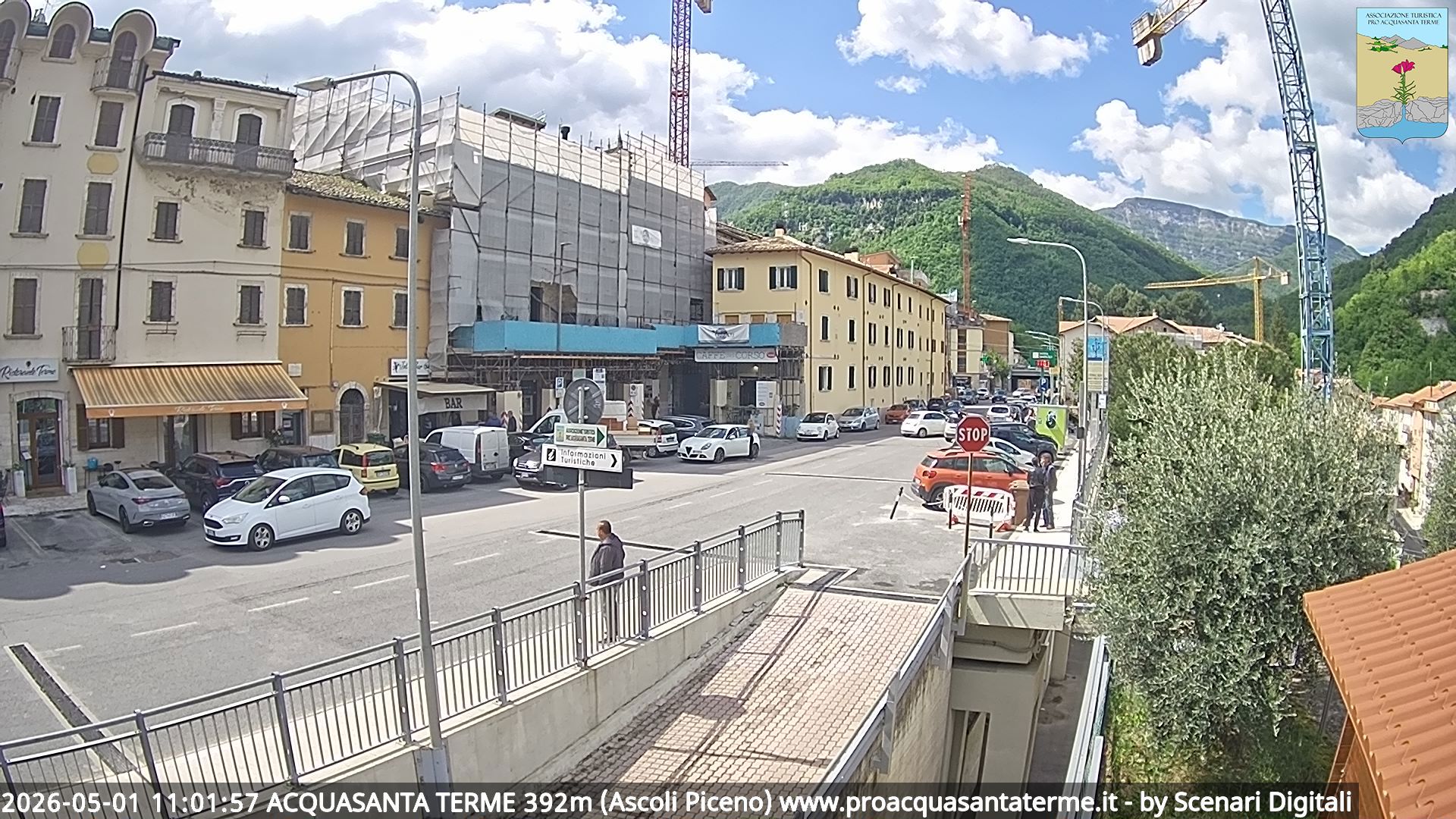immagine della webcam nei dintorni di Sassotetto: webcam Acquasanta Terme