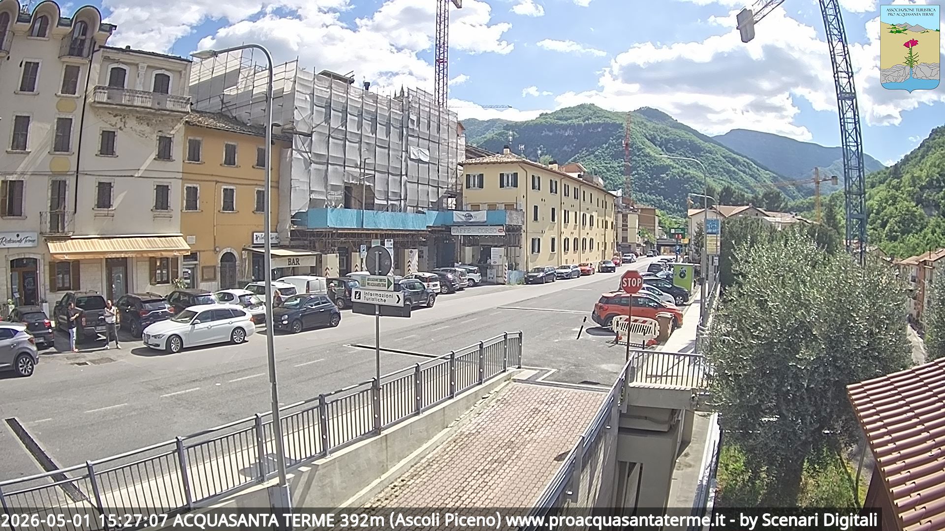 immagine della webcam nei dintorni di Offida: webcam Acquasanta Terme