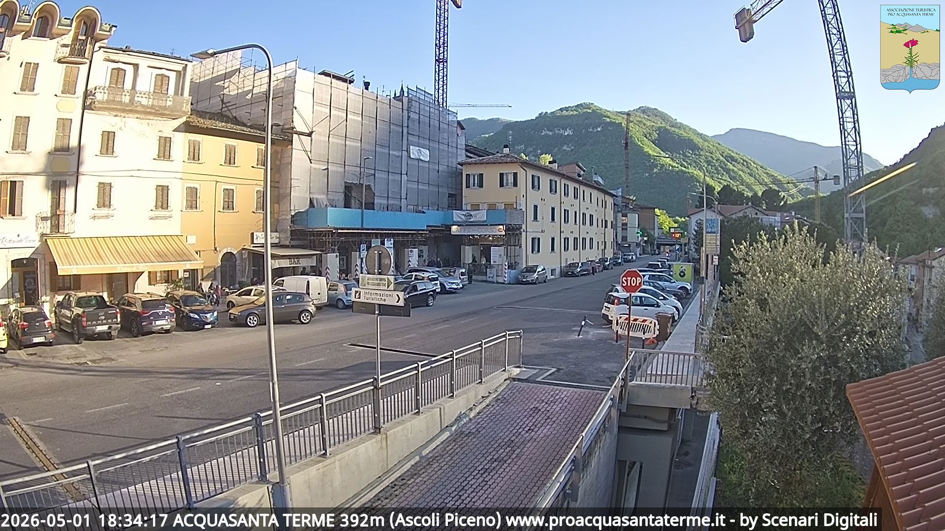 immagine della webcam nei dintorni di Fiastra: webcam Acquasanta Terme