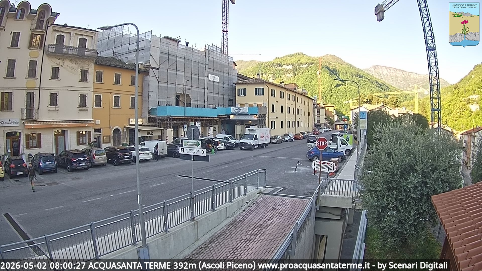 immagine della webcam nei dintorni di Cossignano: webcam Acquasanta Terme