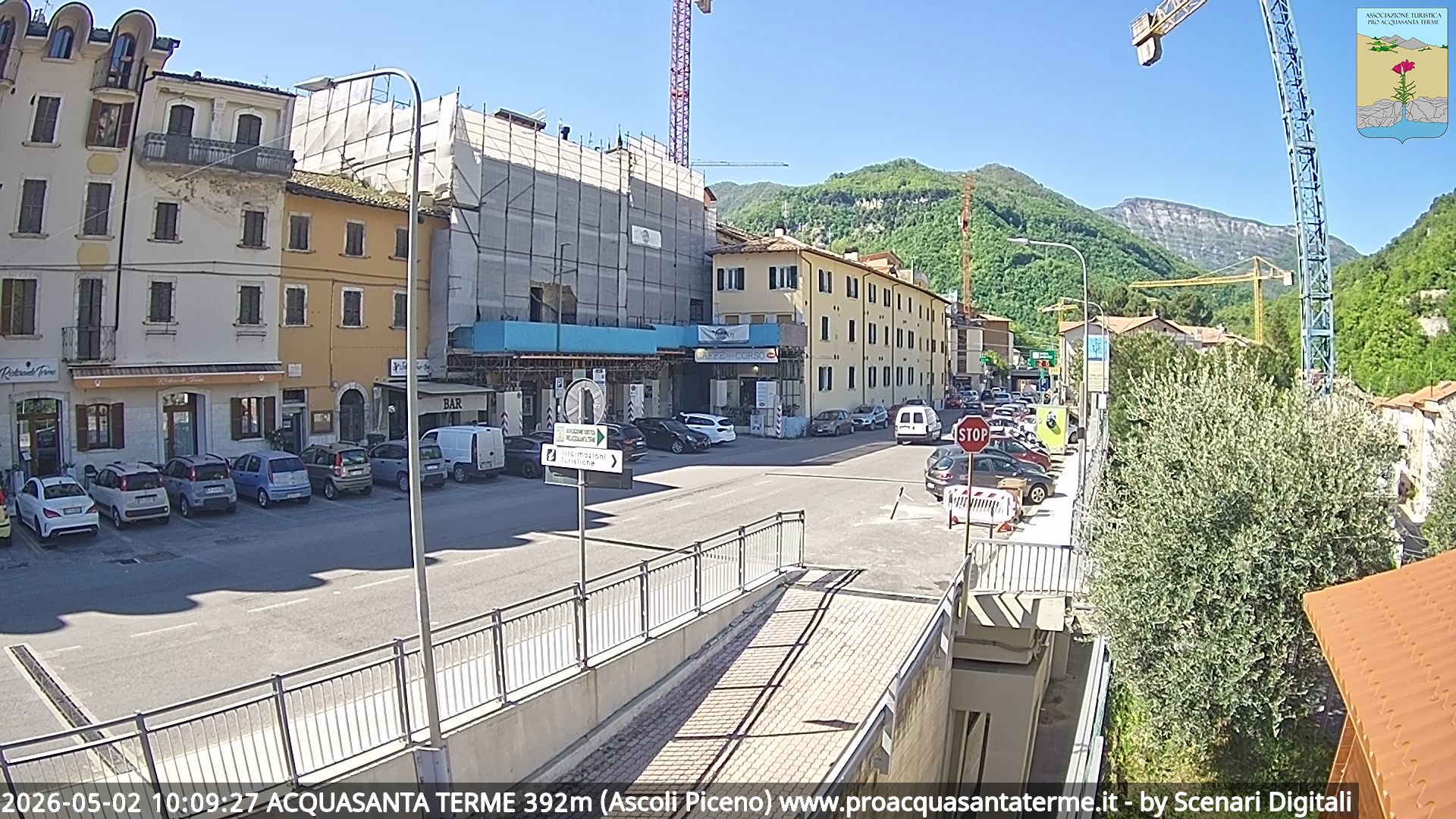 immagine della webcam nei dintorni di Castelluccio Norcia: webcam Acquasanta Terme