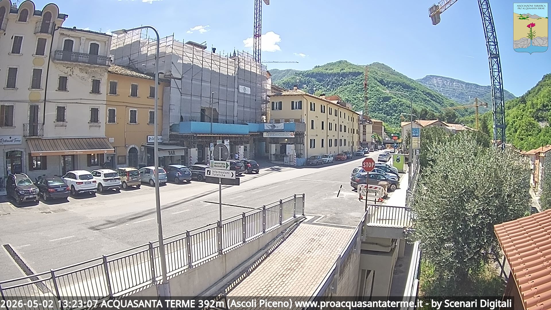 immagine della webcam nei dintorni di Sarnano: webcam Acquasanta Terme