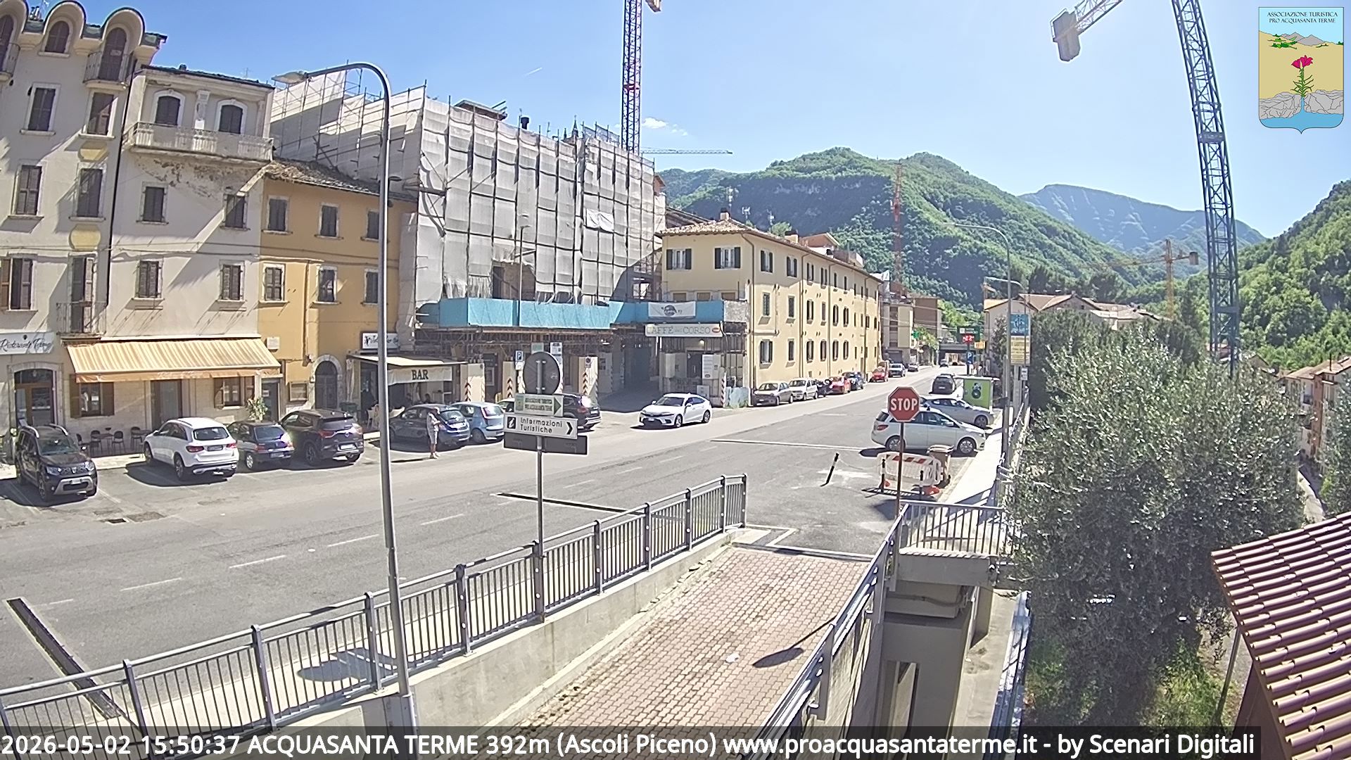 immagine della webcam nei dintorni di Fiastra: webcam Acquasanta Terme