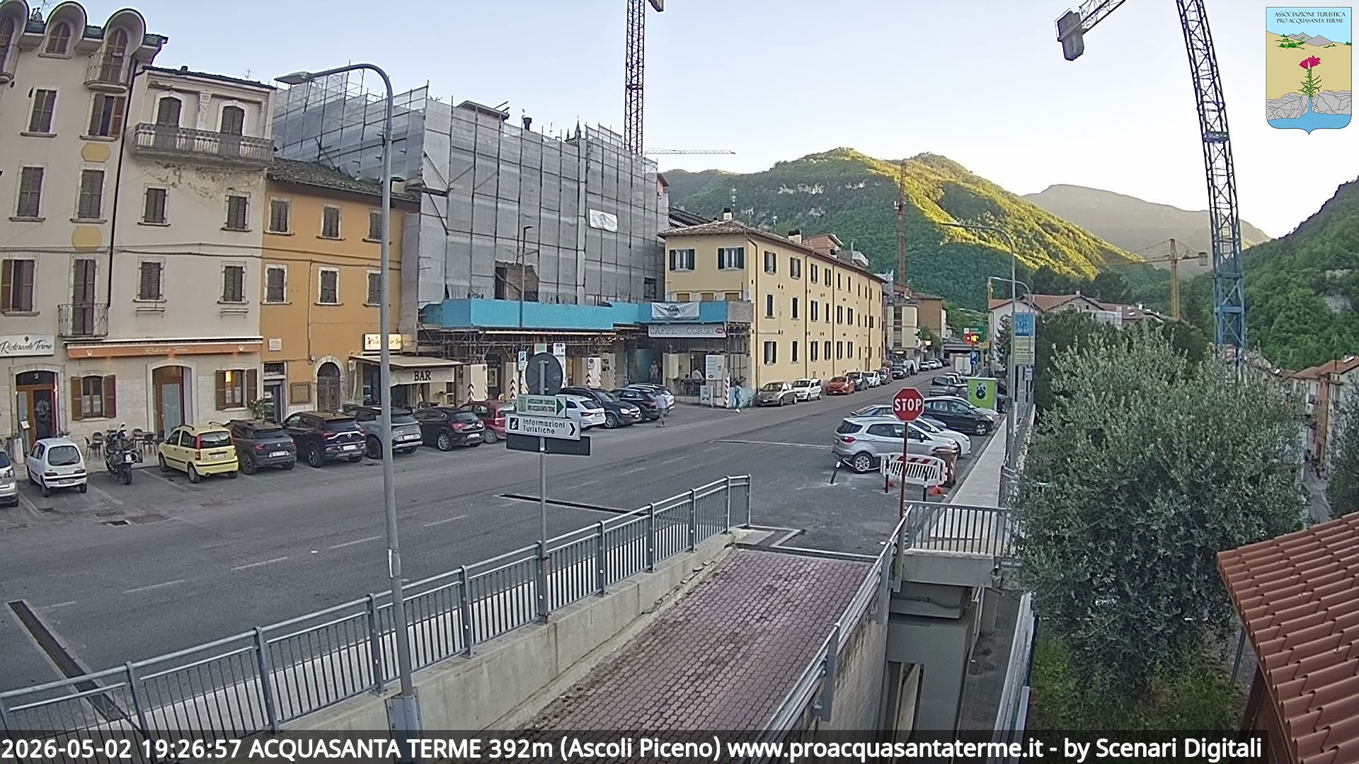immagine della webcam nei dintorni di Arquata del Tronto: webcam Acquasanta Terme