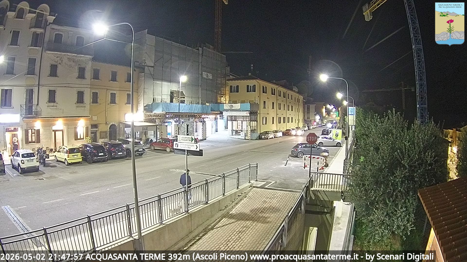 immagine della webcam nei dintorni di Offida: webcam Acquasanta Terme
