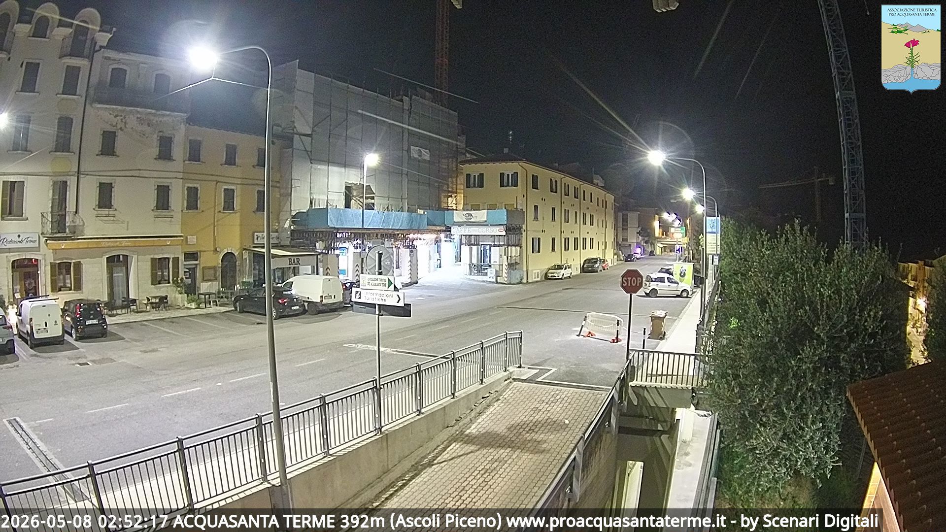 immagine della webcam nei dintorni di Montemonaco: webcam Acquasanta Terme