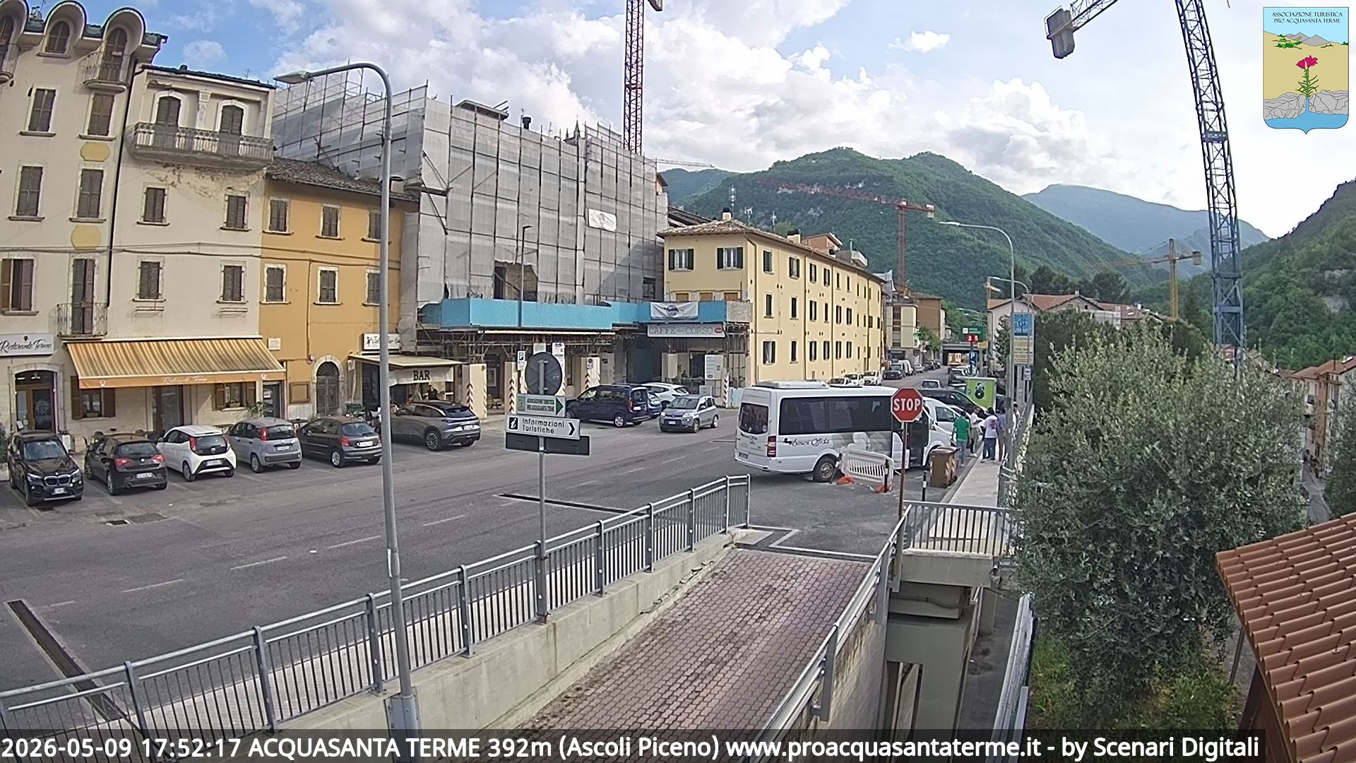 immagine della webcam nei dintorni di Sassotetto: webcam Acquasanta Terme
