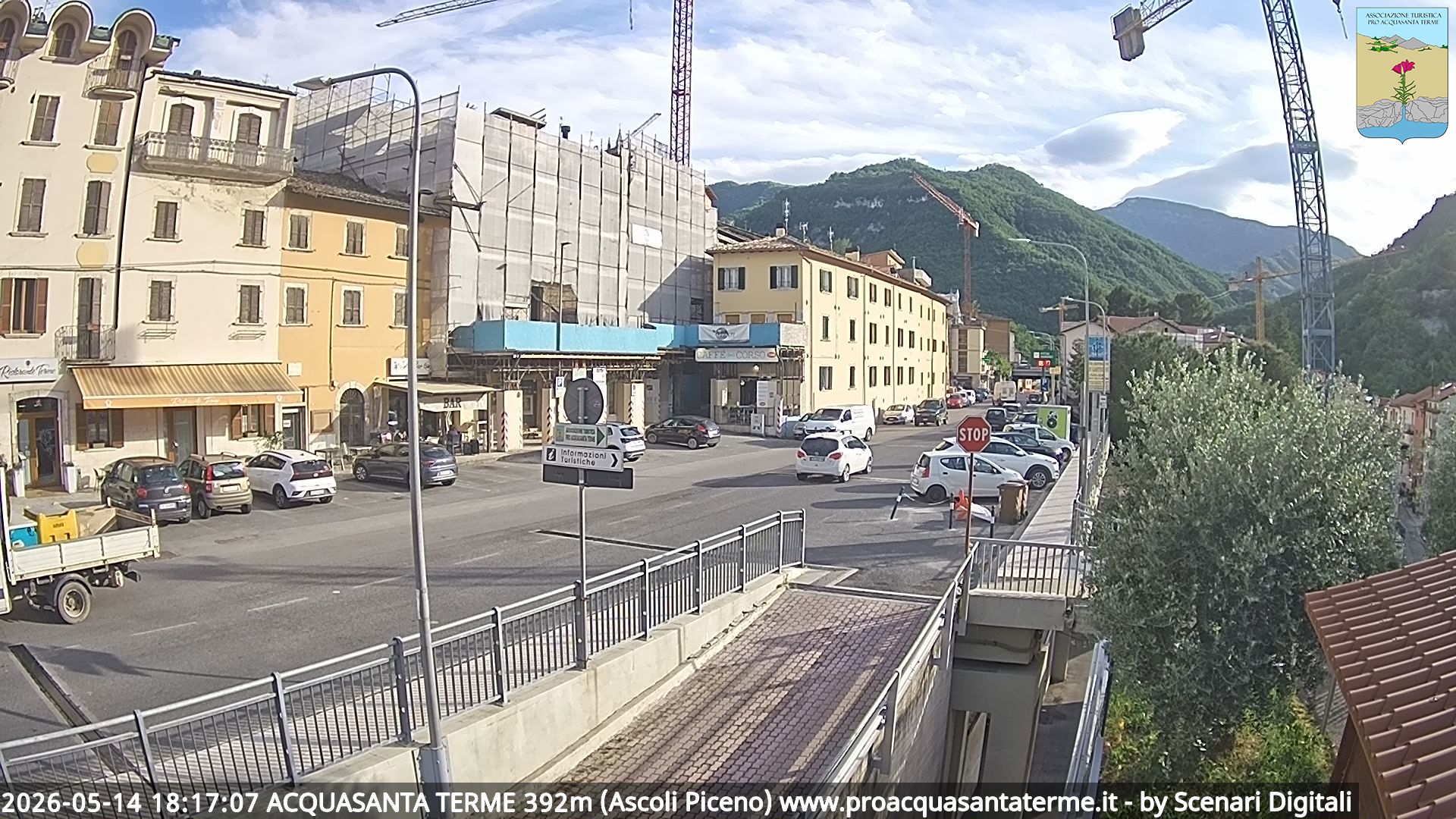 immagine della webcam nei dintorni di Ascoli Piceno: webcam Acquasanta Terme