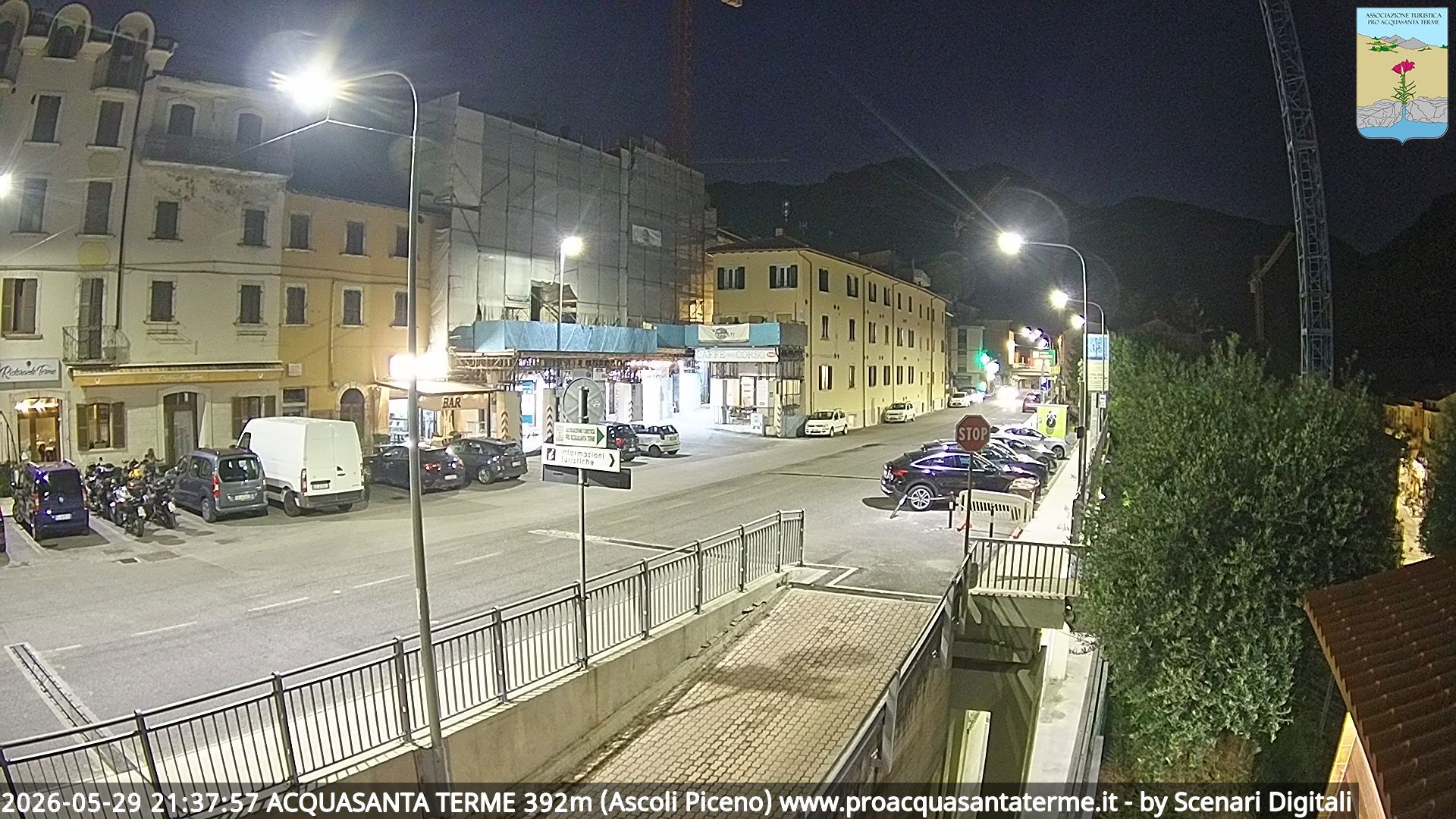 immagine della webcam nei dintorni di Fano Adriano: webcam Acquasanta Terme