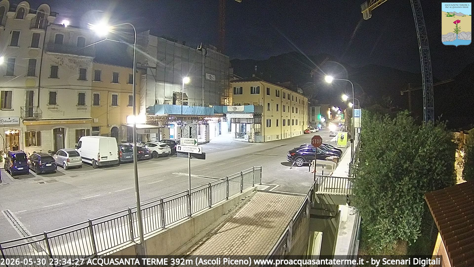 immagine della webcam nei dintorni di Sarnano: webcam Acquasanta Terme