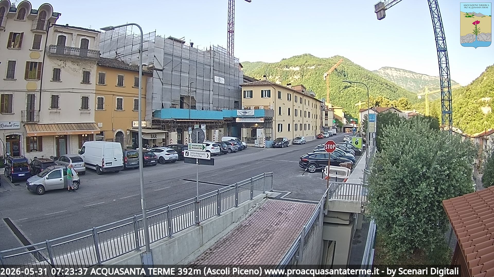 immagine della webcam nei dintorni di Fiastra: webcam Acquasanta Terme