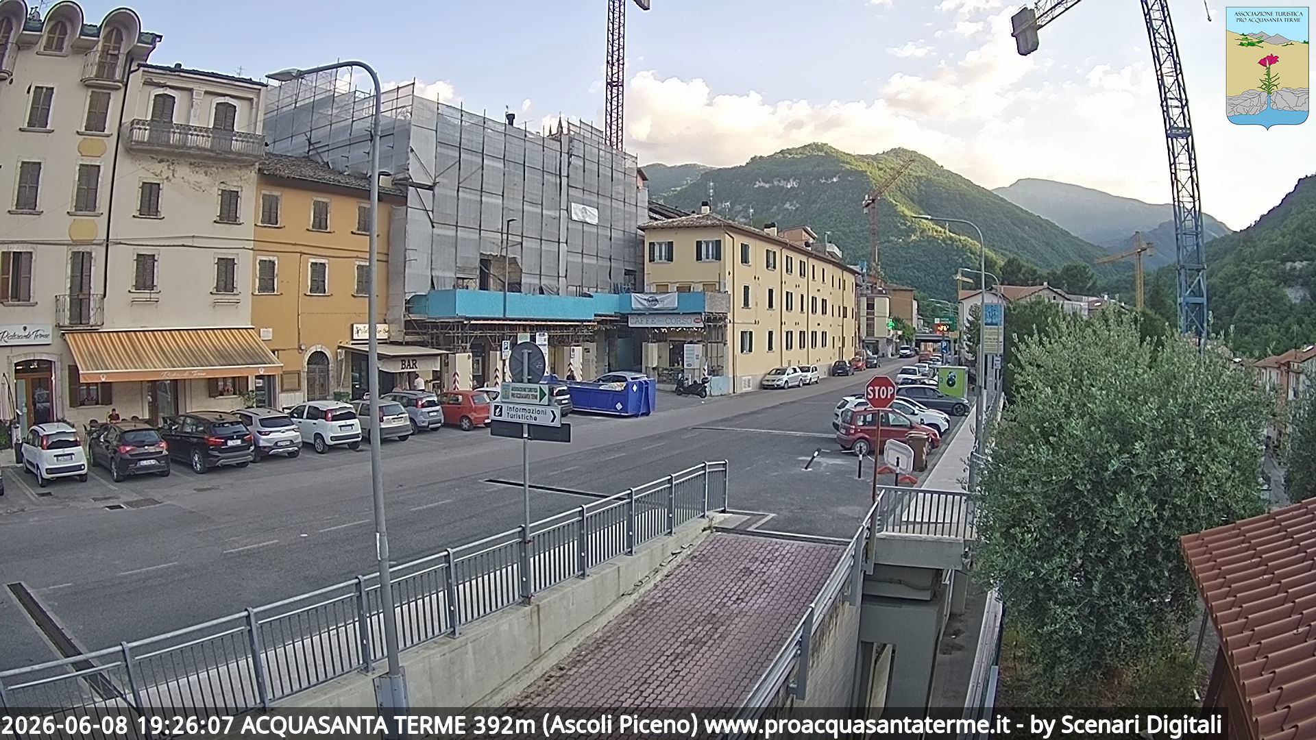 immagine della webcam nei dintorni di Teramo: webcam Acquasanta Terme