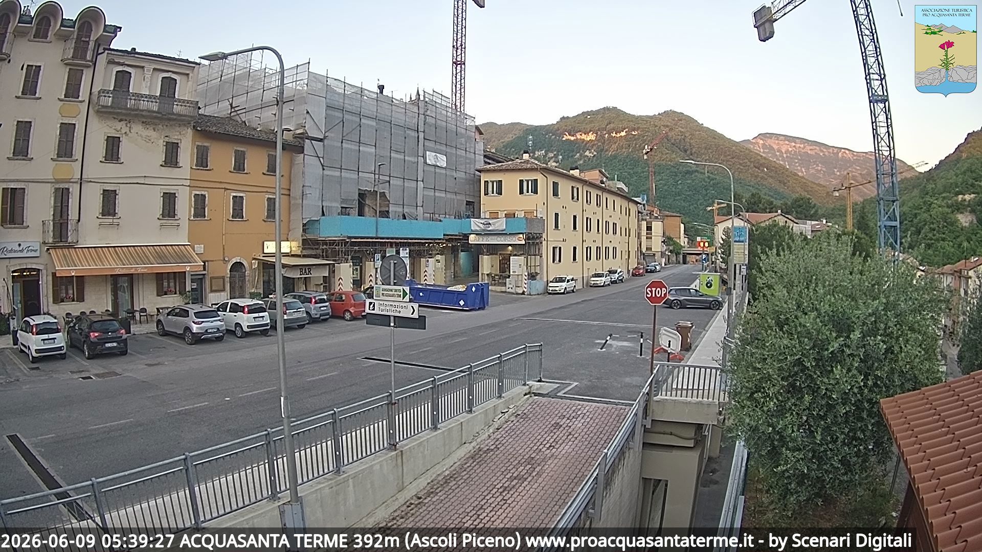 immagine della webcam nei dintorni di Campli: webcam Acquasanta Terme
