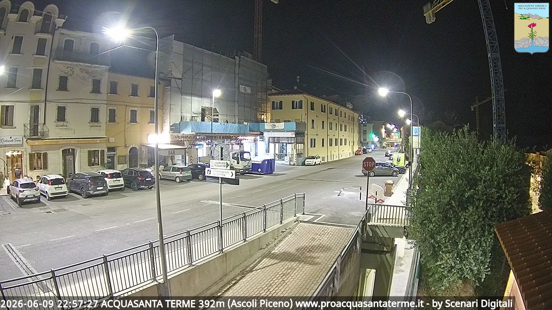 immagine della webcam nei dintorni di Teramo: webcam Acquasanta Terme