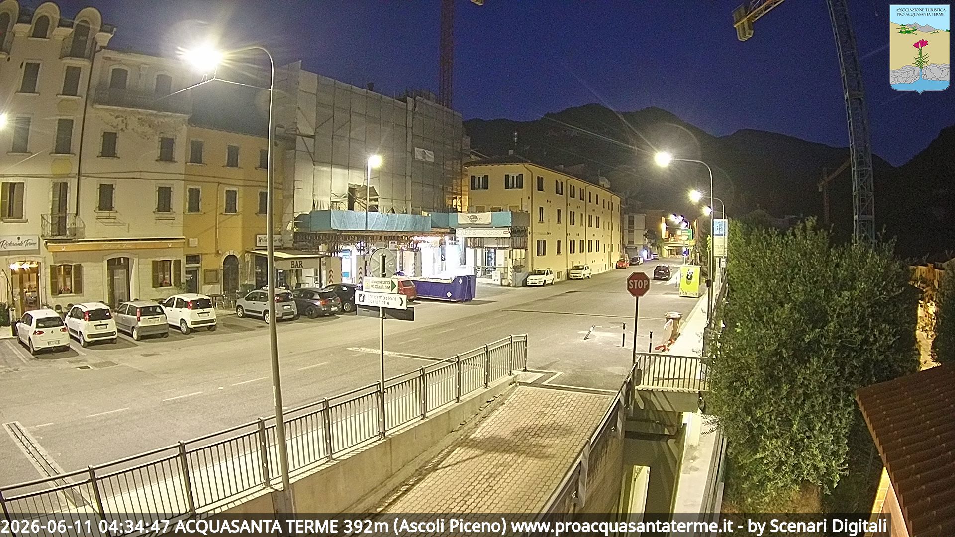 immagine della webcam nei dintorni di Arquata del Tronto: webcam Acquasanta Terme