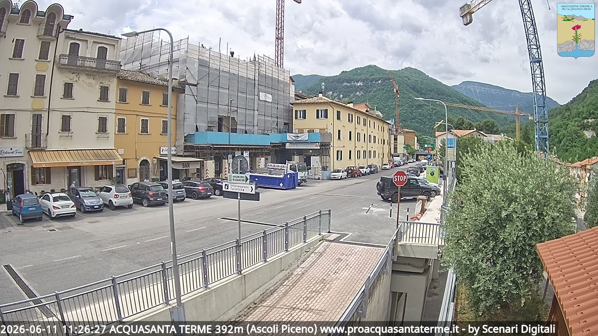 immagine della webcam nei dintorni di Arquata del Tronto: webcam Acquasanta Terme