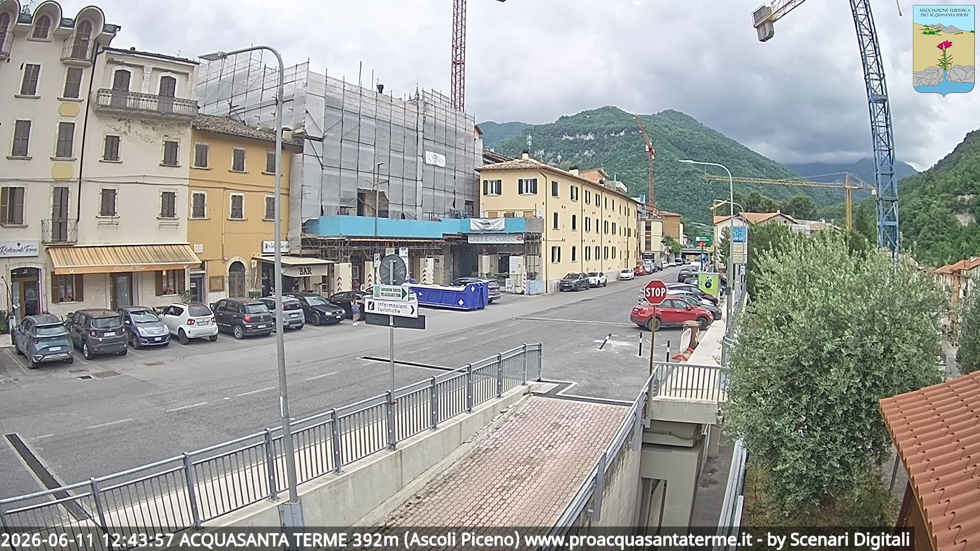 immagine della webcam nei dintorni di Arquata del Tronto: webcam Acquasanta Terme