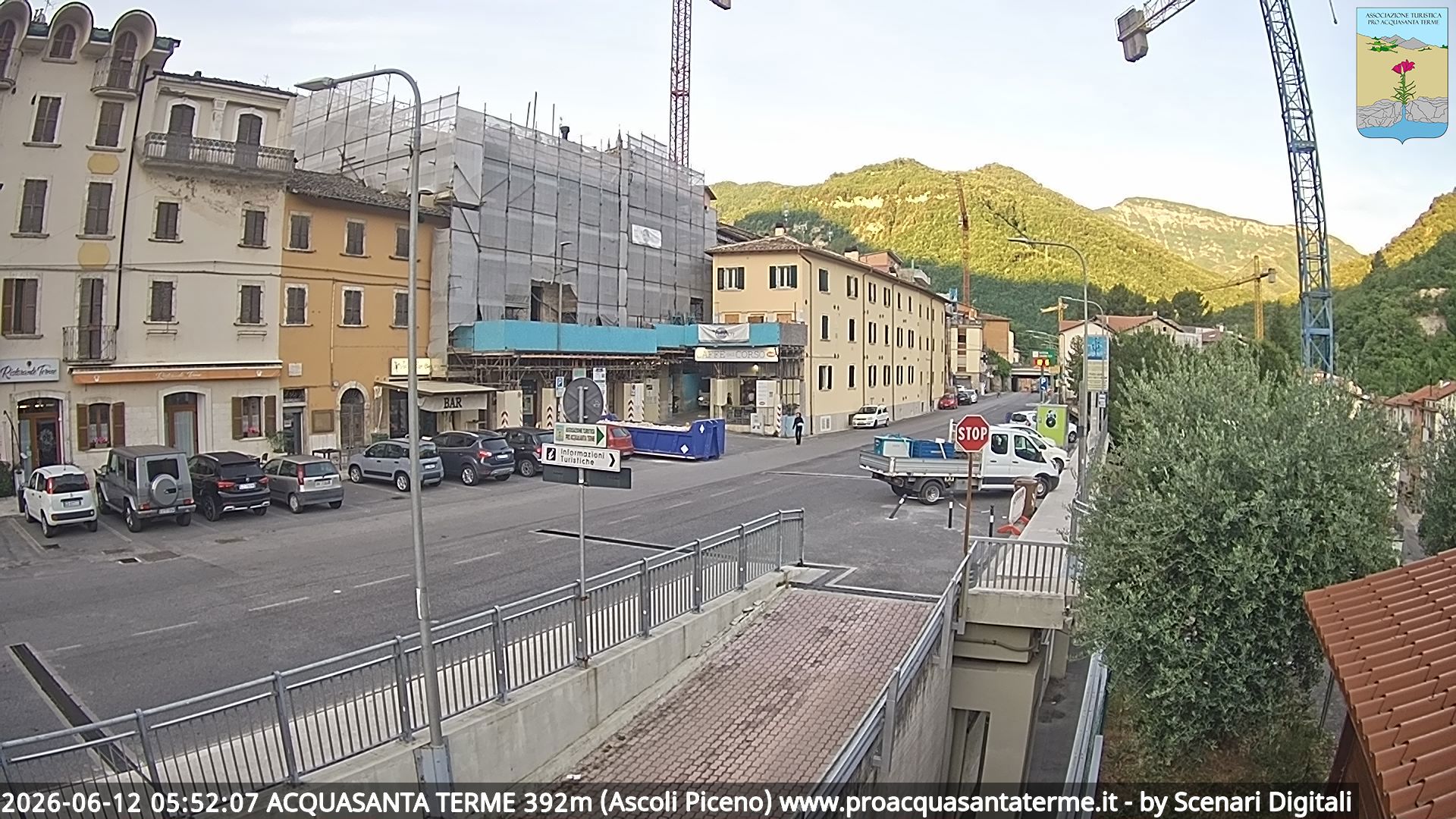 immagine della webcam nei dintorni di Teramo: webcam Acquasanta Terme