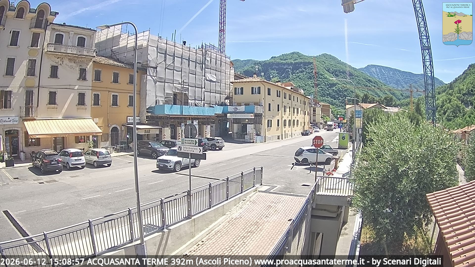 immagine della webcam nei dintorni di Teramo: webcam Acquasanta Terme
