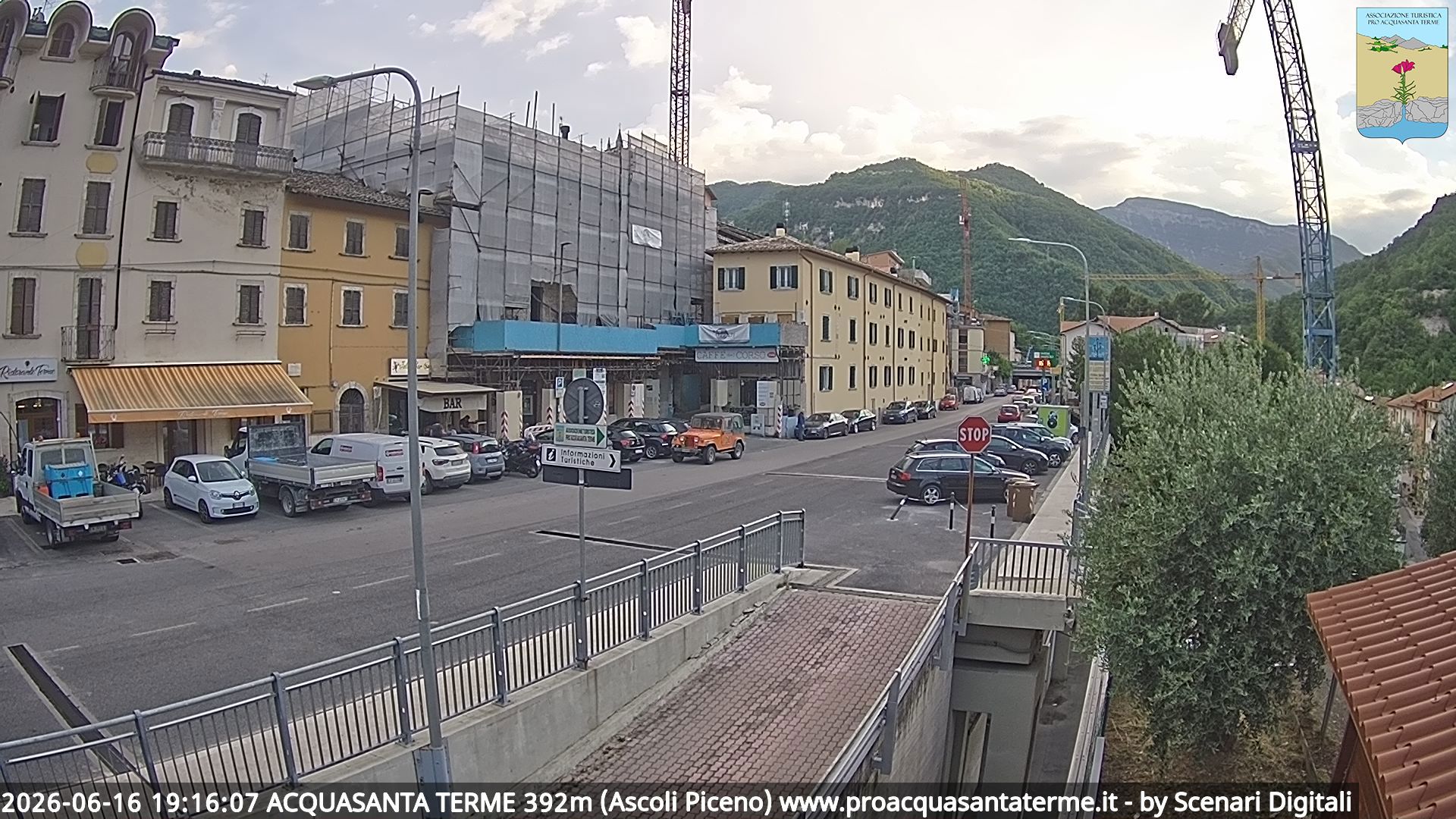 immagine della webcam nei dintorni di Bolognola: webcam Acquasanta Terme
