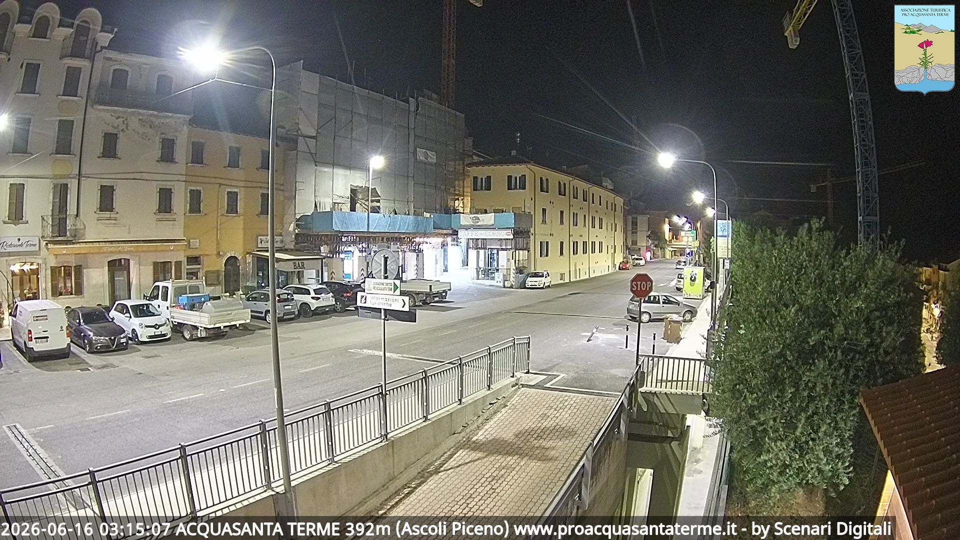 immagine della webcam nei dintorni di Pintura di Bolognola: webcam Acquasanta Terme