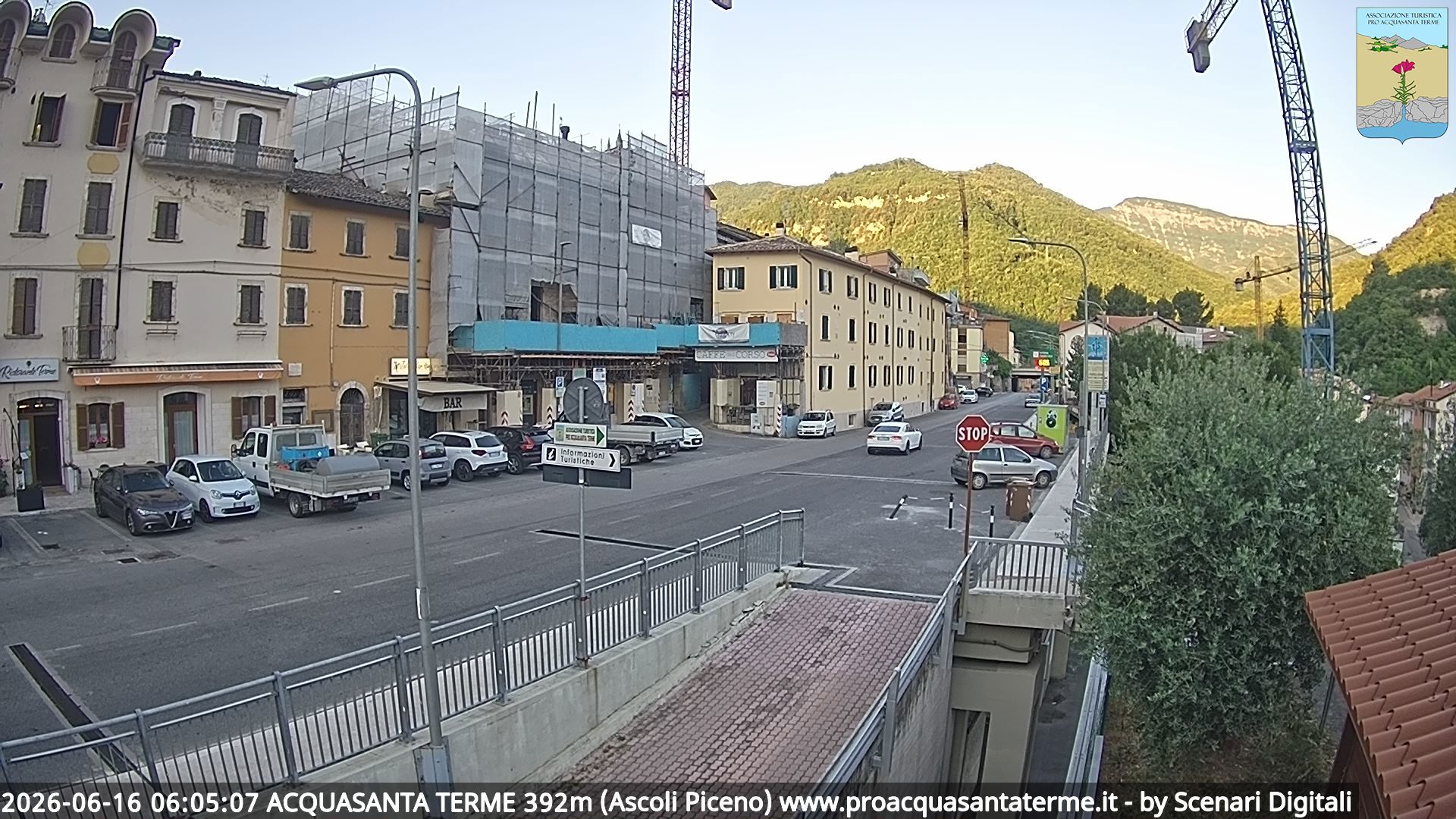 immagine della webcam nei dintorni di Pintura di Bolognola: webcam Acquasanta Terme