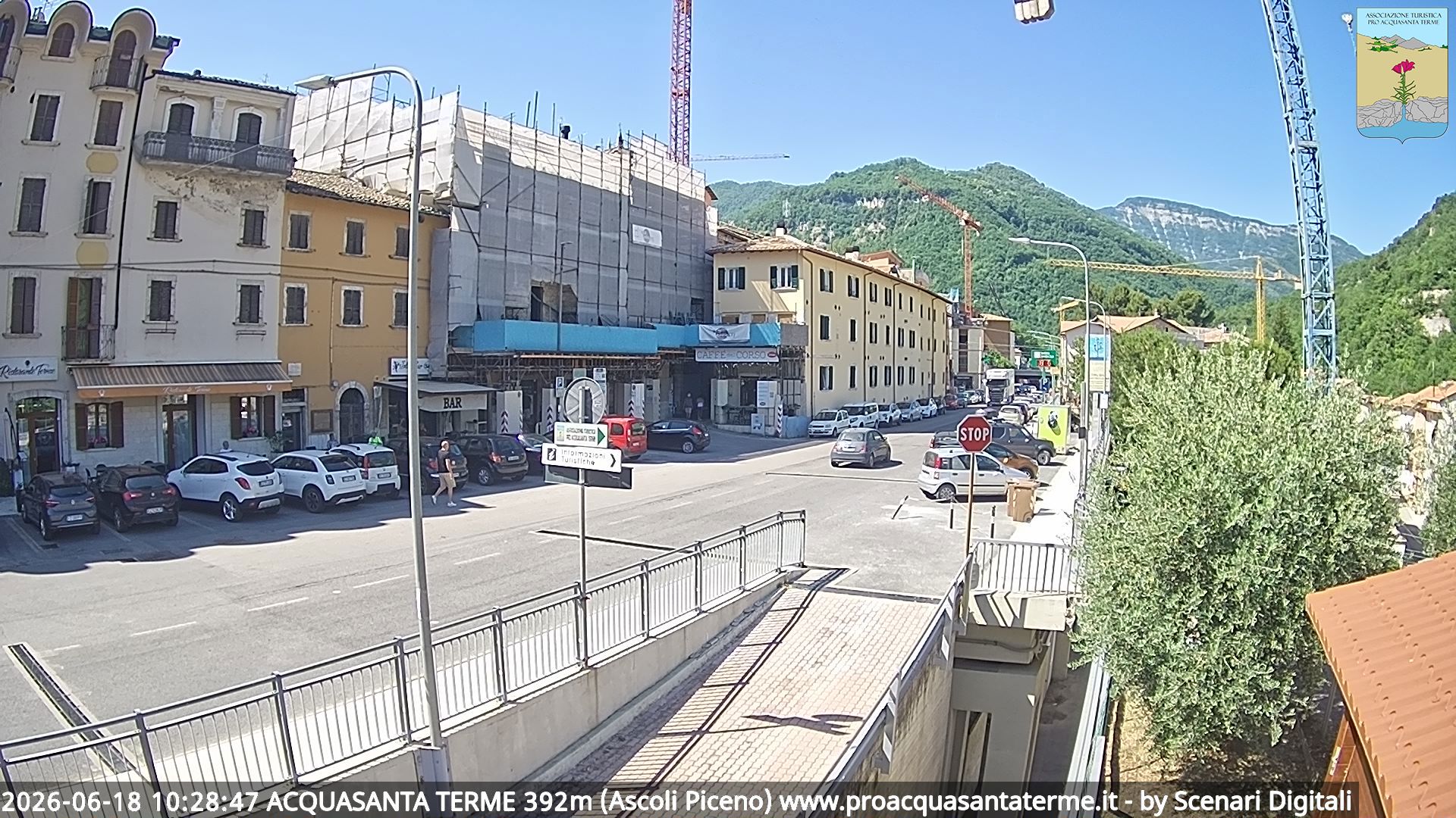 immagine della webcam nei dintorni di Offida: webcam Acquasanta Terme
