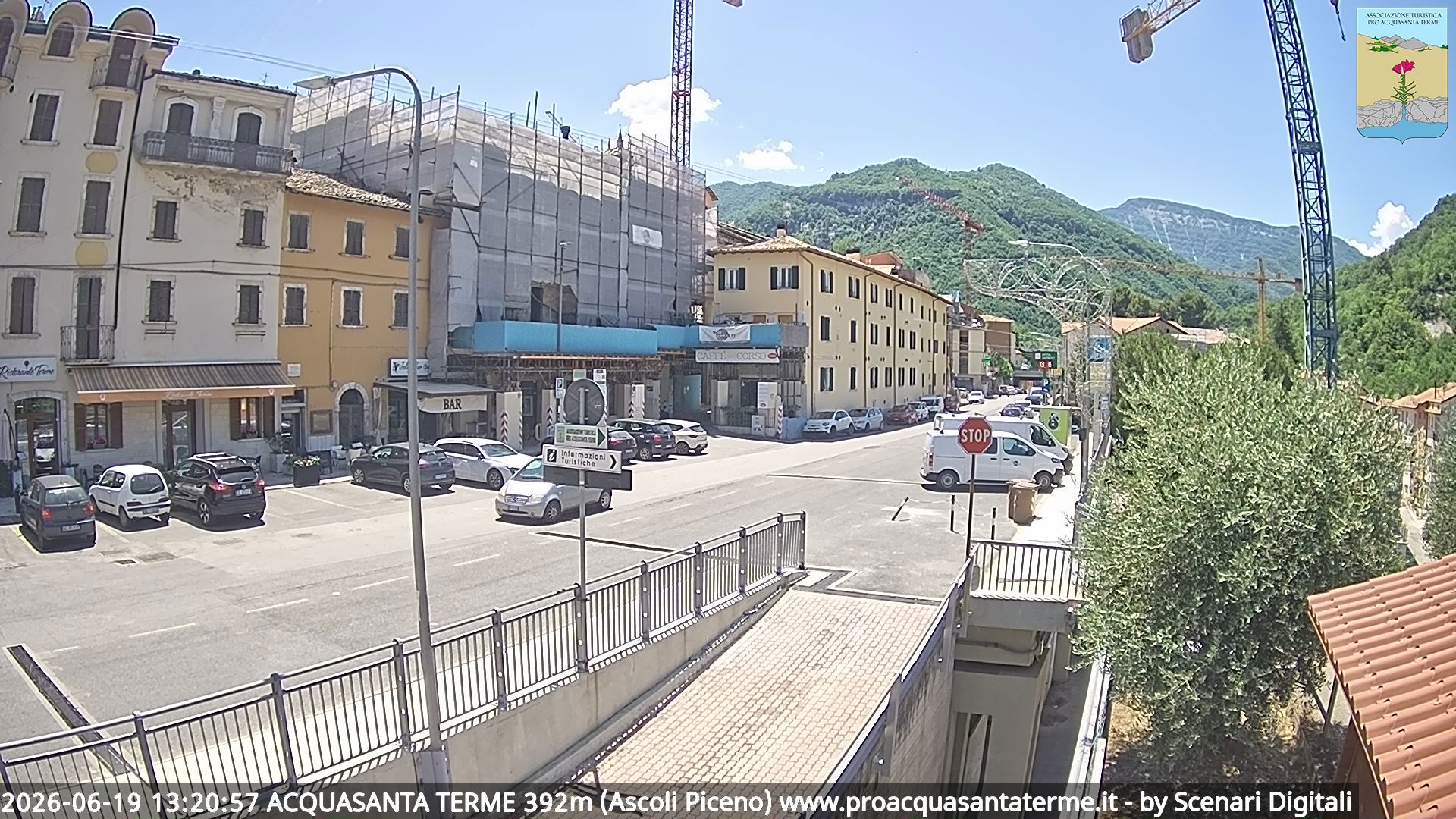 immagine della webcam nei dintorni di Arquata del Tronto: webcam Acquasanta Terme
