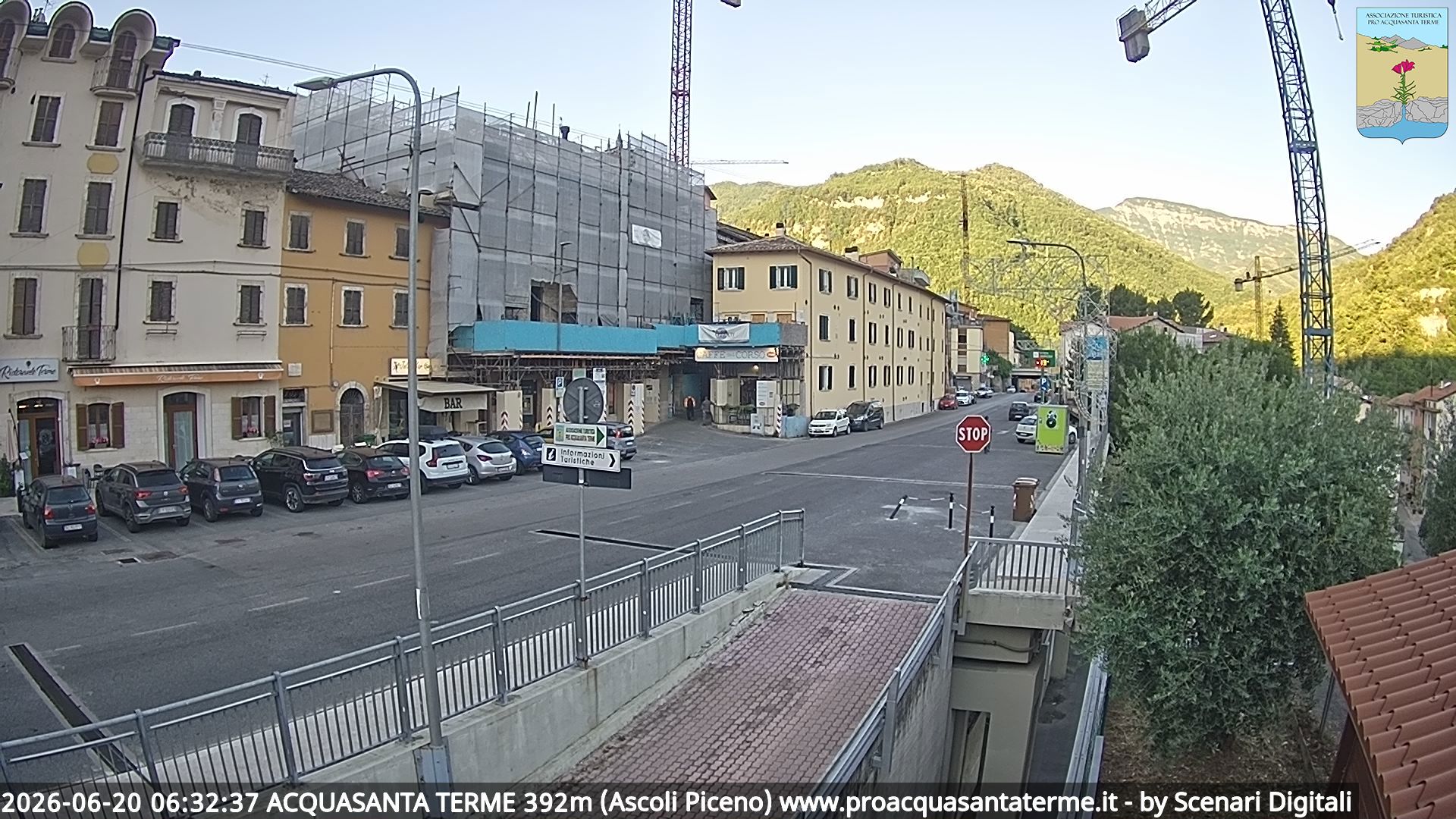 immagine della webcam nei dintorni di Arquata del Tronto: webcam Acquasanta Terme
