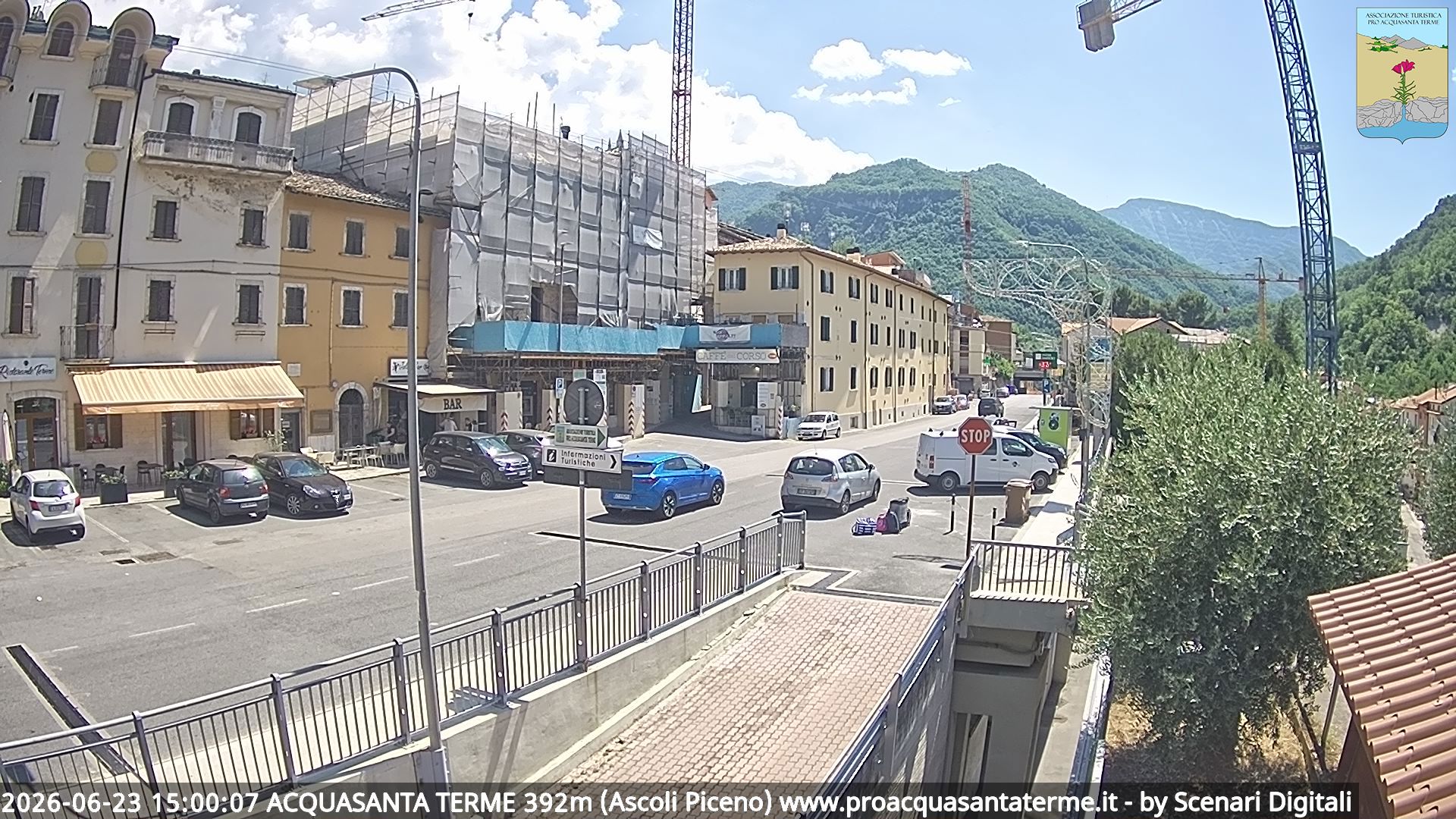 immagine della webcam nei dintorni di Ussita: webcam Acquasanta Terme